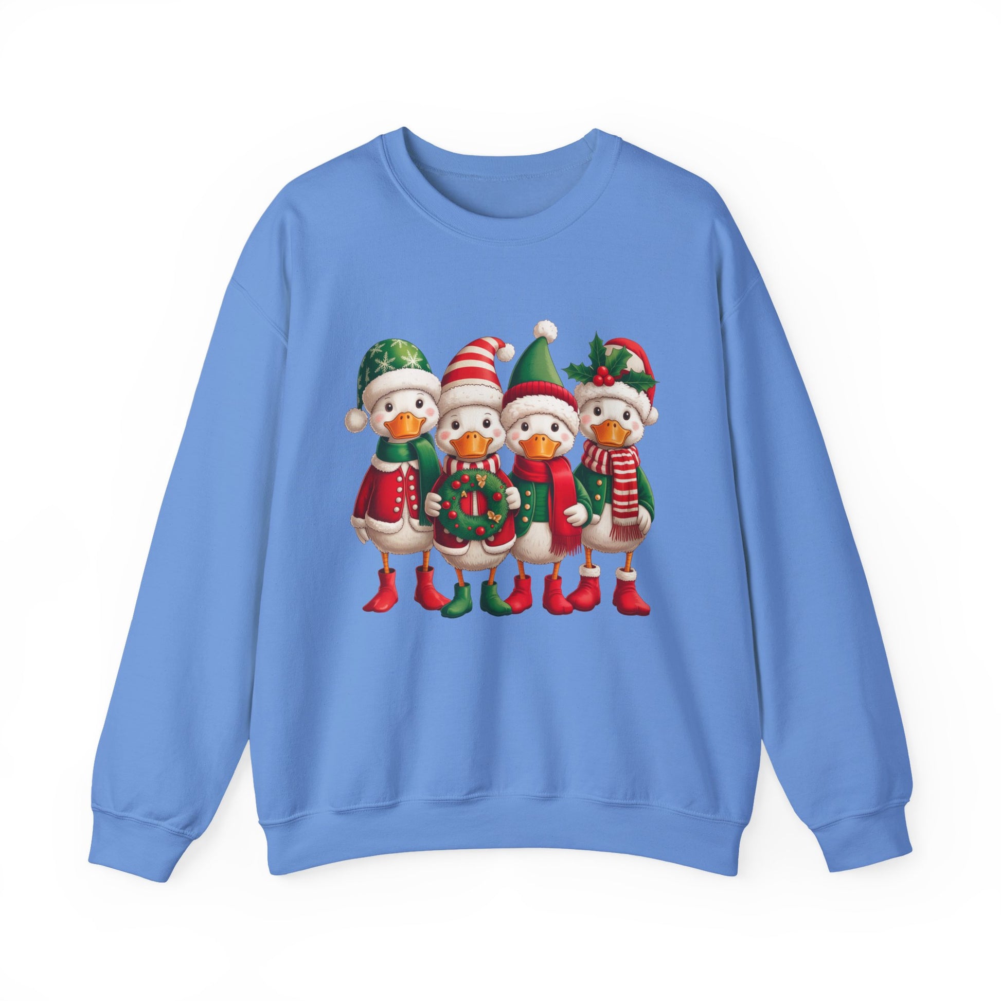Duck Character Christmas Crewneck Sweatshirt - Samberule