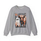 Halloween Ghost & Cow Halloween Crewneck Sweatshirt - Samberule