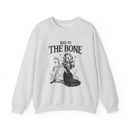 Bad to the Bone Halloween Crewneck Sweatshirt - Samberule