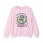 The Ghoul Runs on Caffeine and Sarcasm Halloween Crewneck Sweatshirt - Samberule