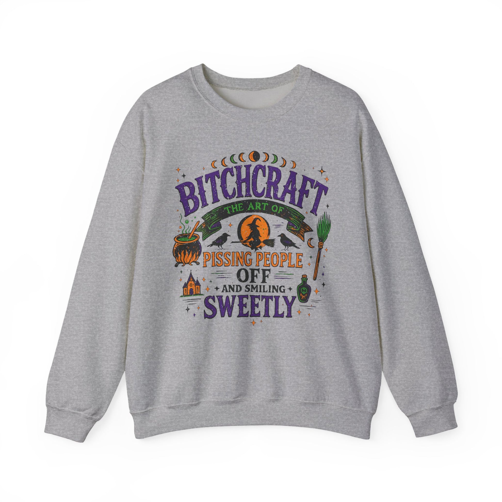 Bitchcraft Halloween Crewneck Sweatshirt - Samberule