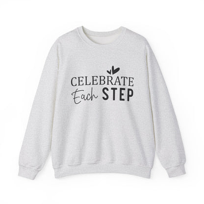 Celebrate Each Step Mental Health Crewneck Sweatshirt