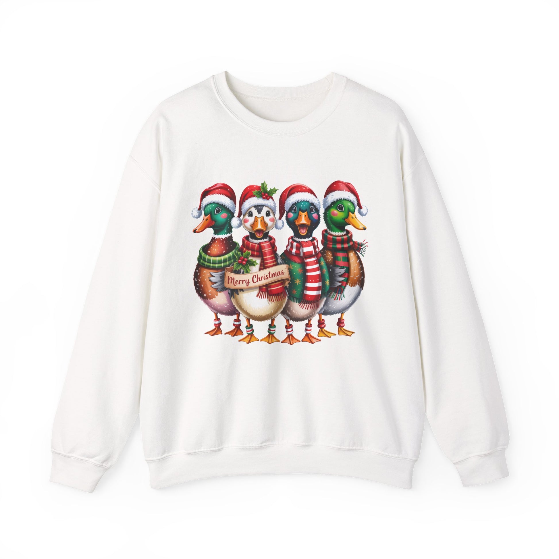 Festive Duck Christmas Crewneck Sweatshirt - Samberule