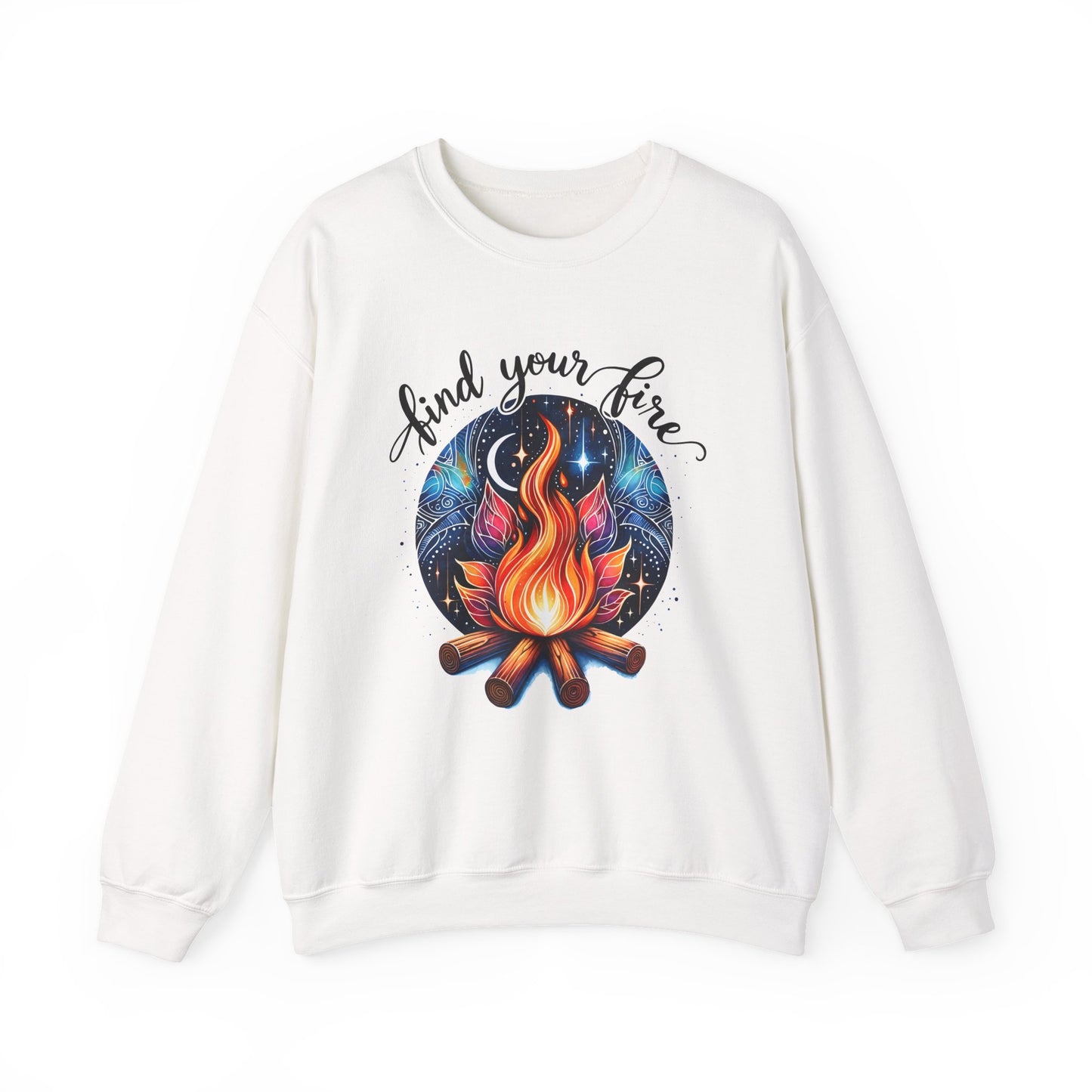 Find Your Fire Motivational Crewneck Sweatshirt
