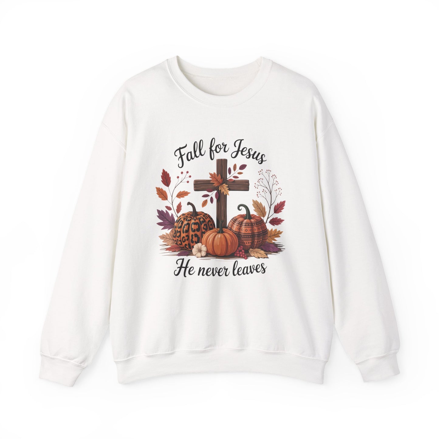 Fall for Jesus Halloween Crewneck Sweatshirt - Samberule