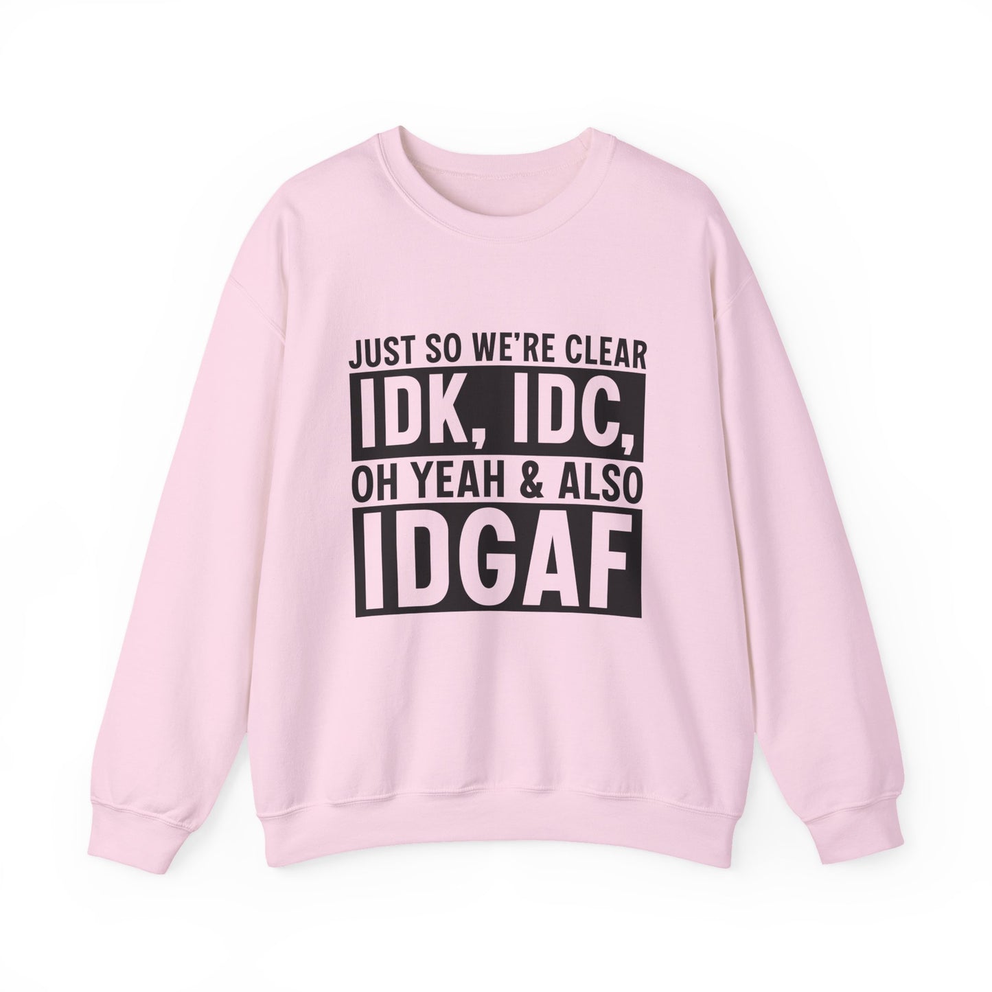 Casual Statement Sarcasm Crewneck Sweatshirt