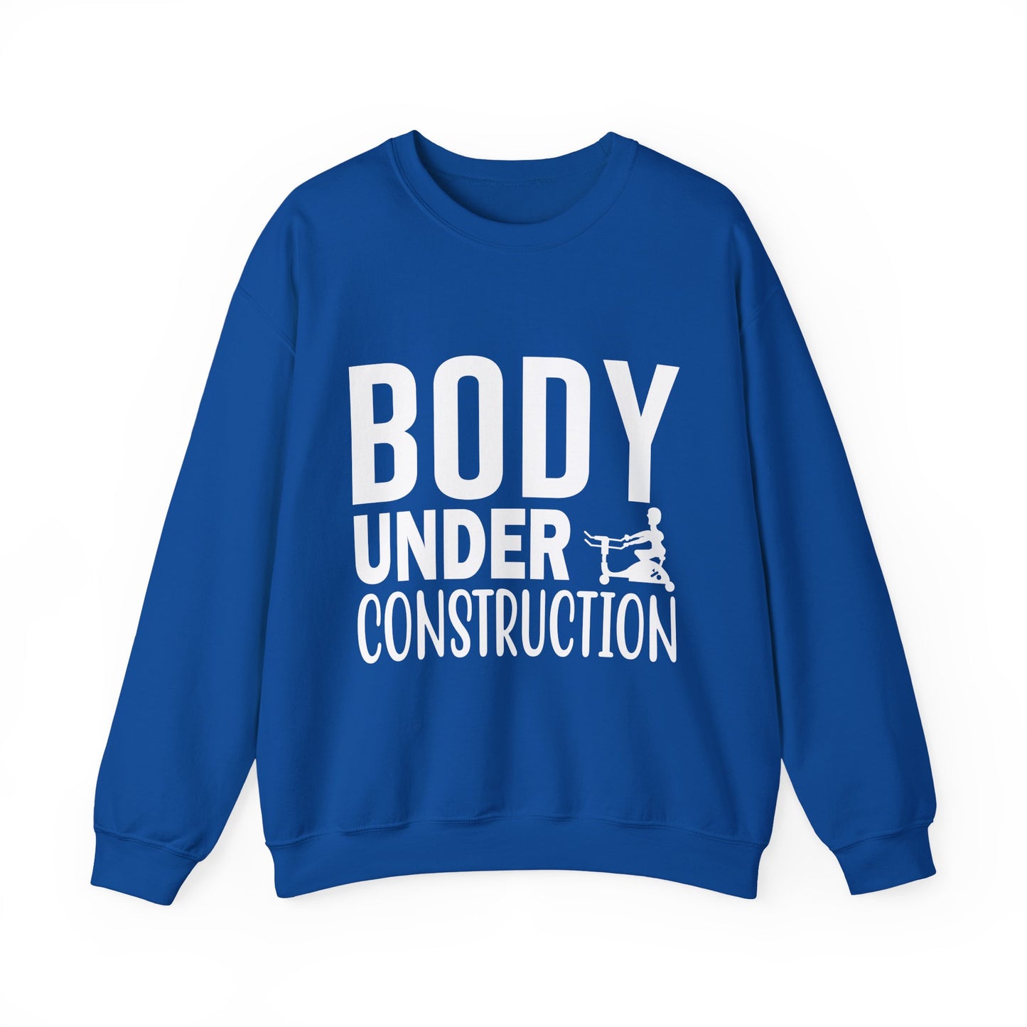 Body Under Construction Gym Crewneck Sweatshirt