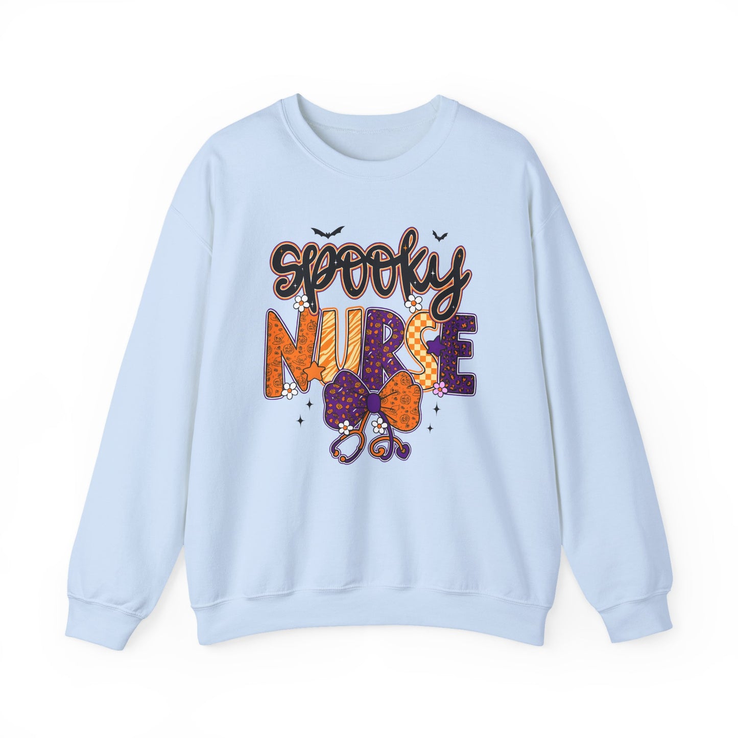 Spooky Nurse Halloween Crewneck Sweatshirt - Samberule
