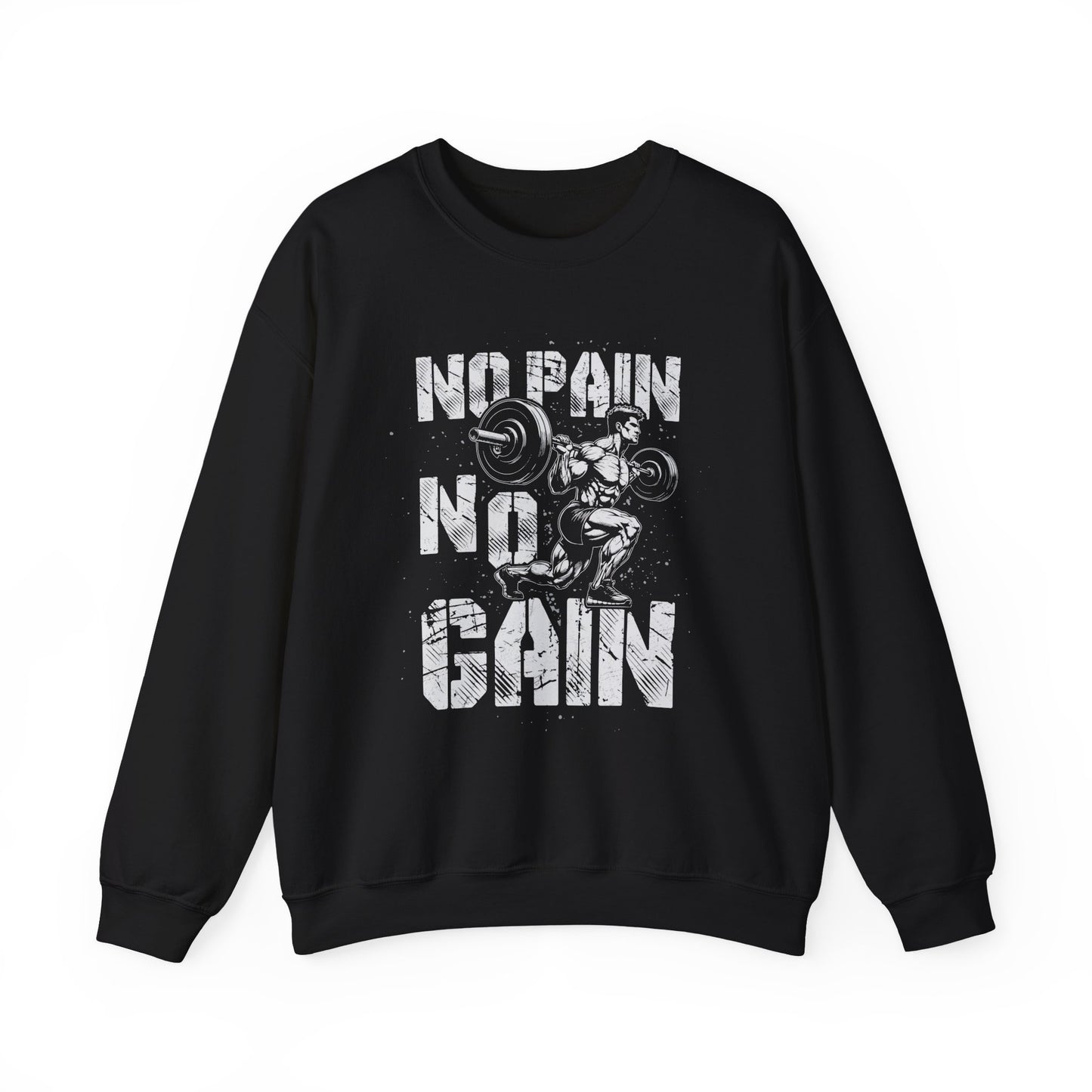 No Pain No Gain Gym Crewneck Sweatshirt