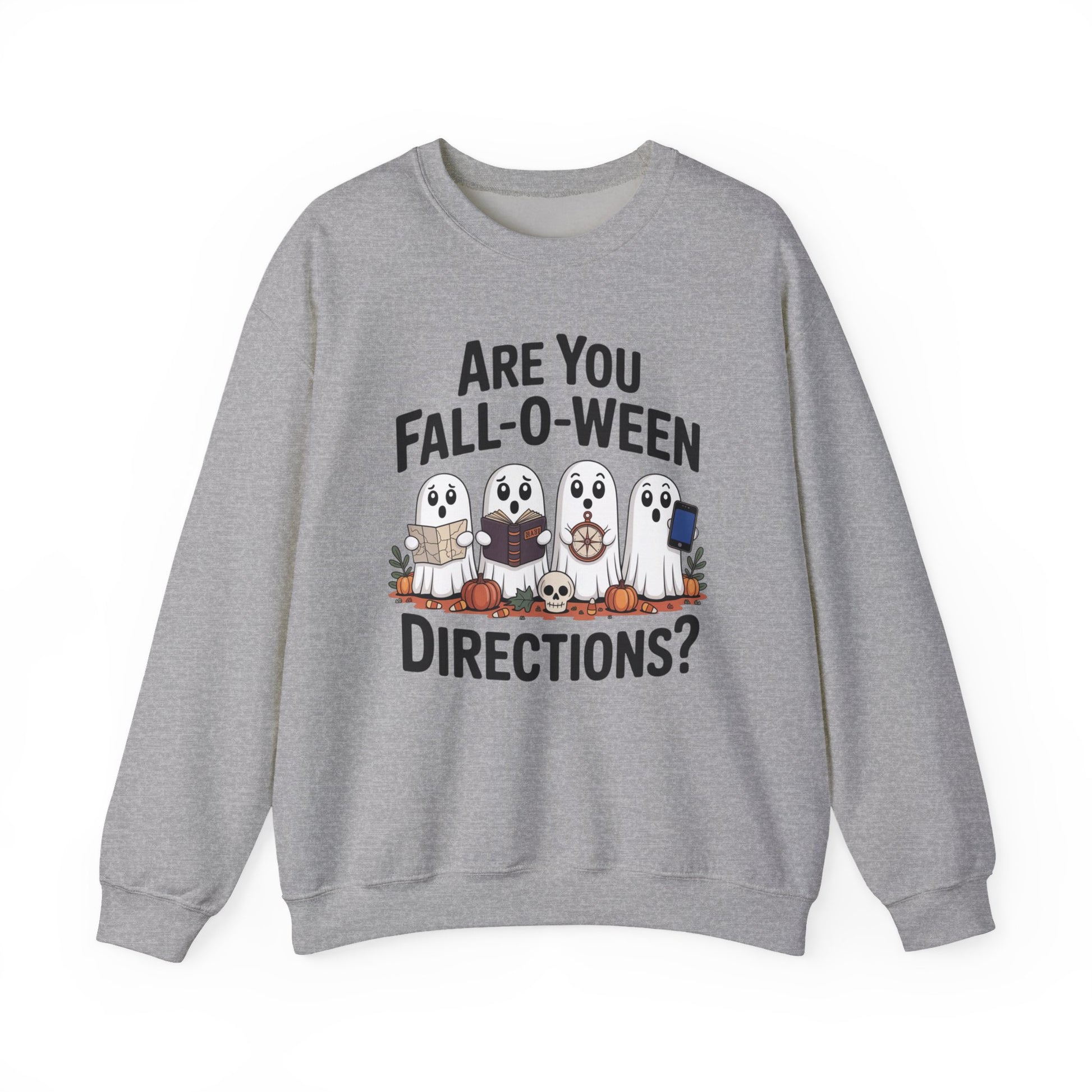Are-You-Fall-o-ween-Directions Halloween Crewneck Sweatshirt - Samberule