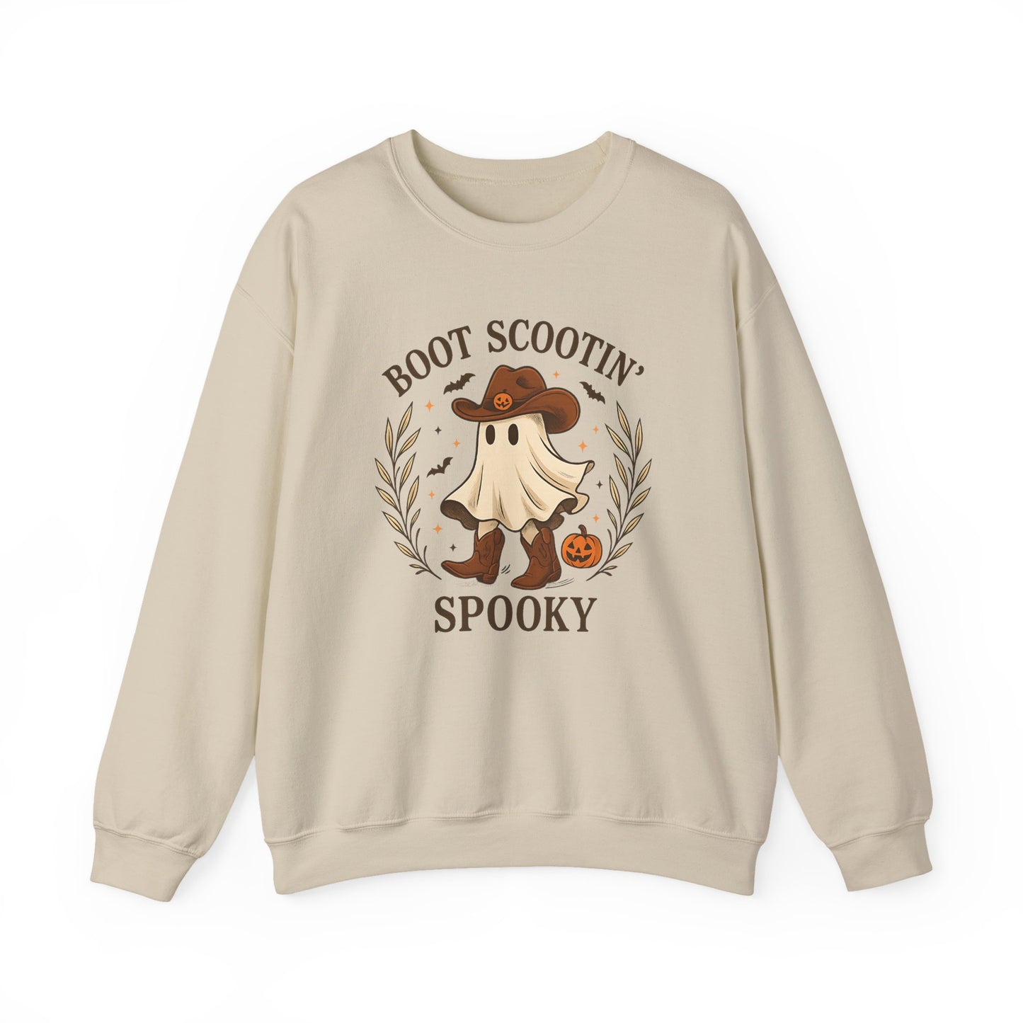 Boot Scootin Spooky Halloween Crewneck Sweatshirt - Samberule