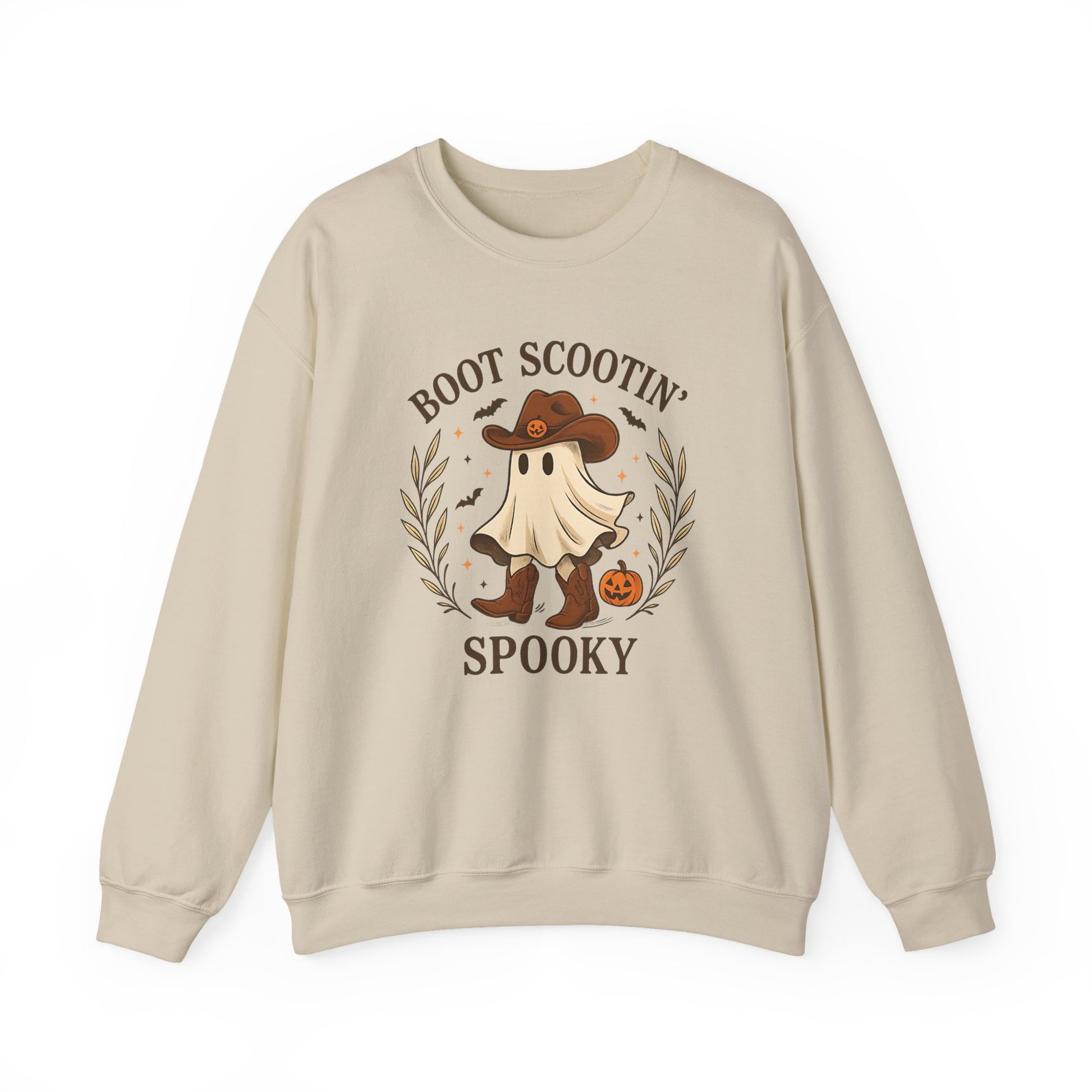 Boot Scootin Spooky Halloween Crewneck Sweatshirt - Samberule