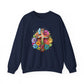 Colorful Christian Floral Faith Crewneck Sweatshirt