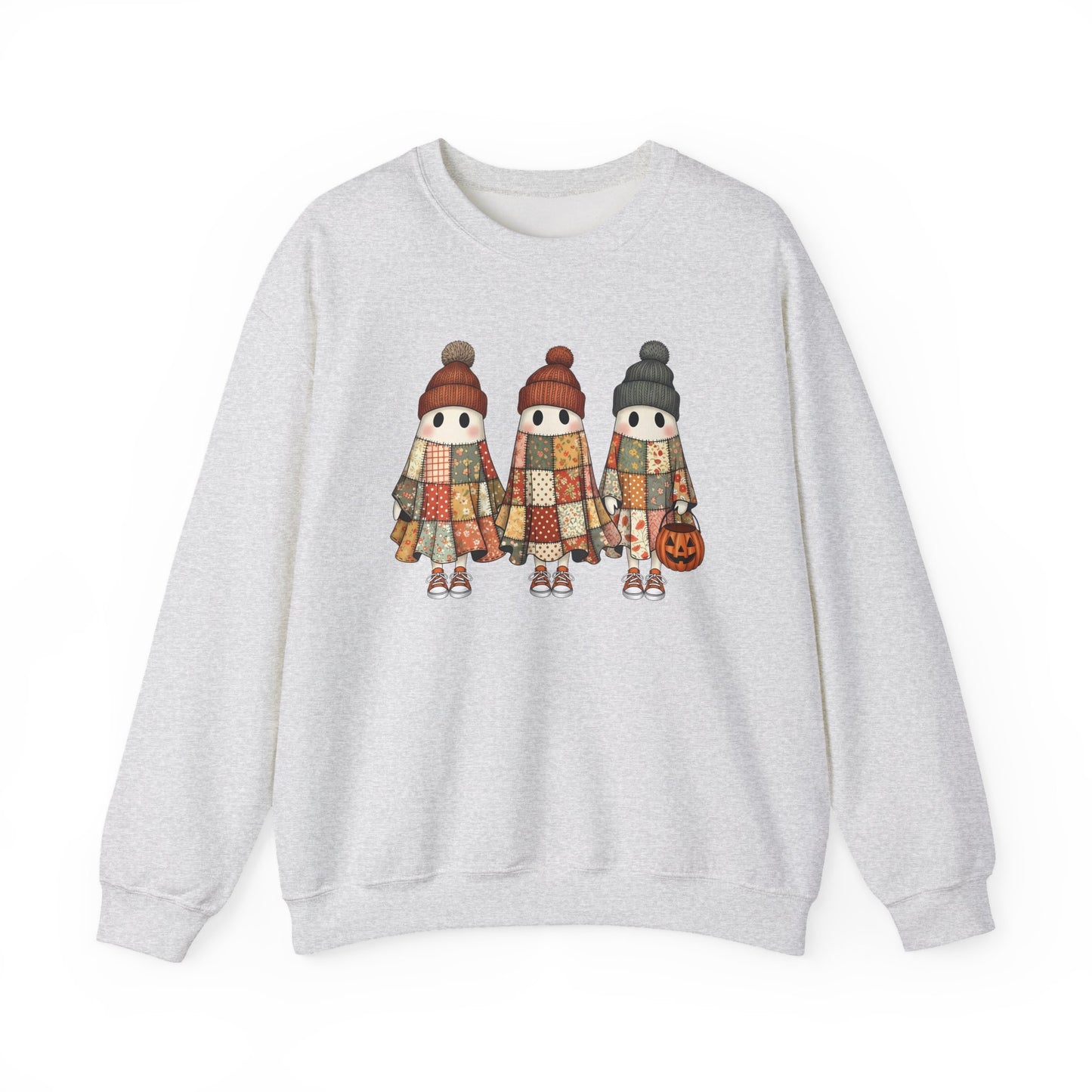 Cozy Autumn Halloween Crewneck Sweatshirt - Samberule