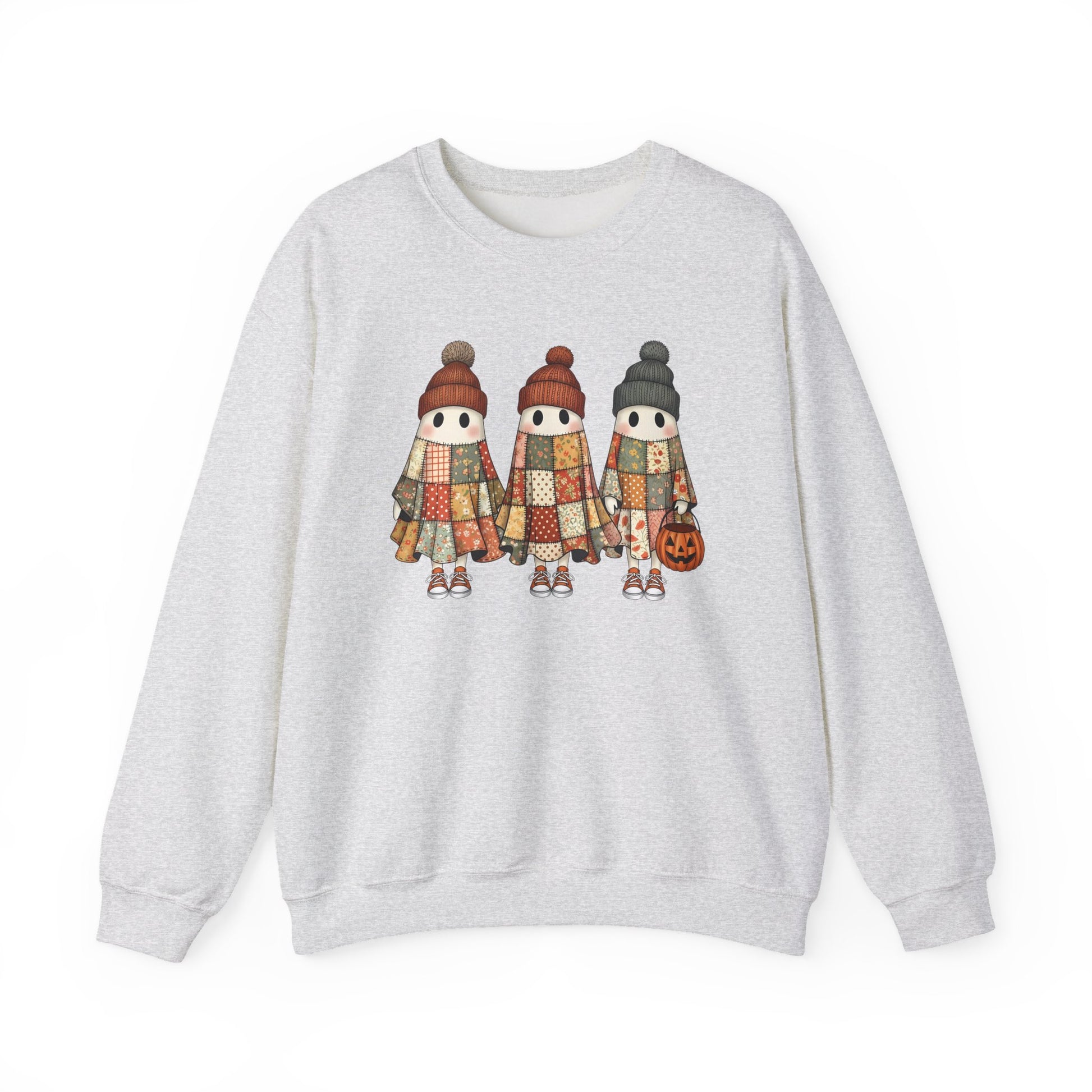 Cozy Autumn Halloween Crewneck Sweatshirt - Samberule