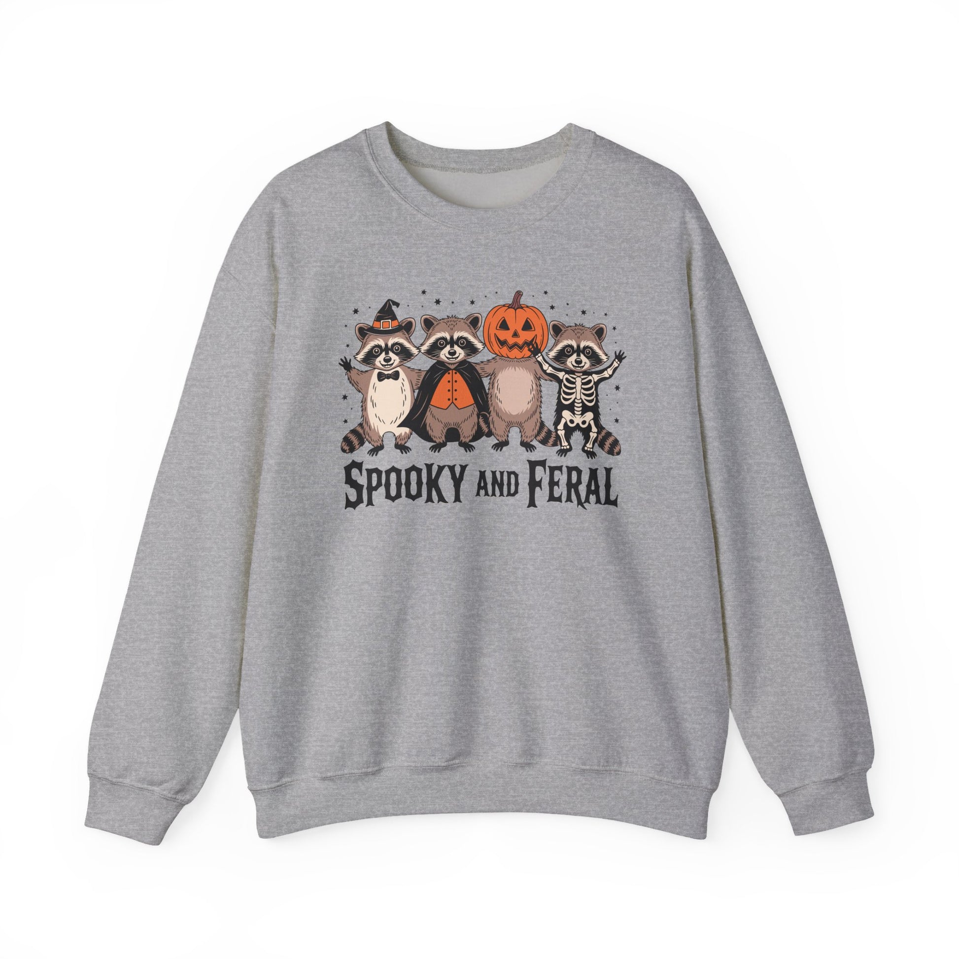 Spooky and Feral Halloween Crewneck Sweatshirt - Samberule