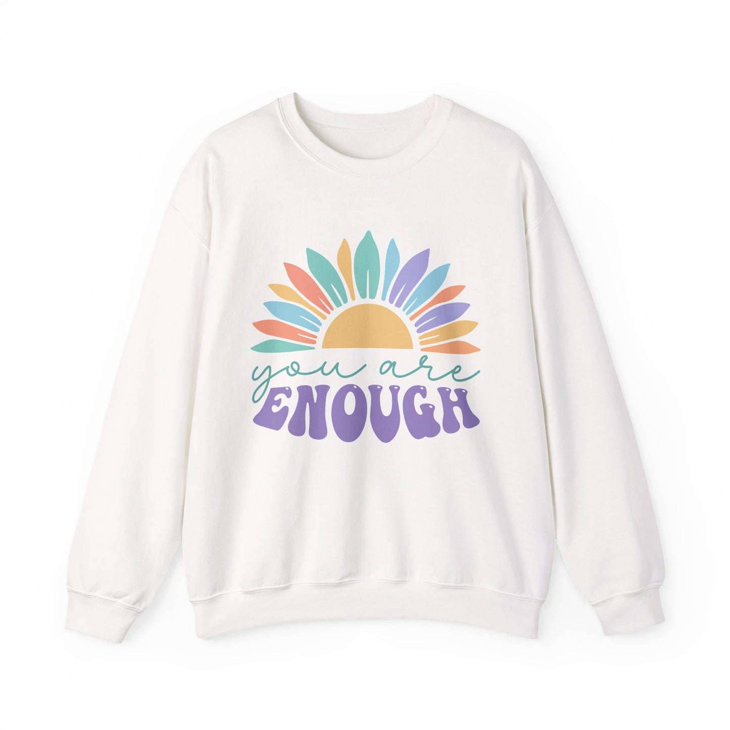 You Are Enough Mental Health Crewneck Sweatshirt
