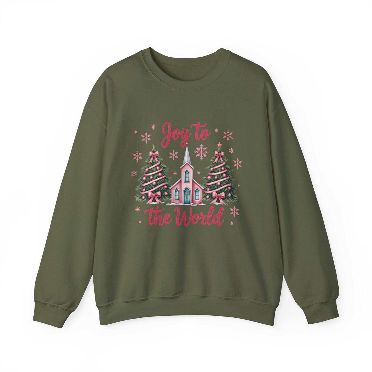 Joy to the World Christmas Crewneck Sweatshirt