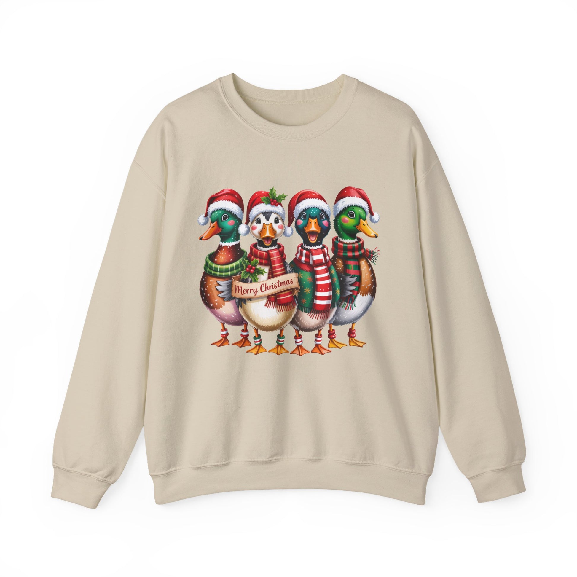 Festive Duck Christmas Crewneck Sweatshirt - Samberule