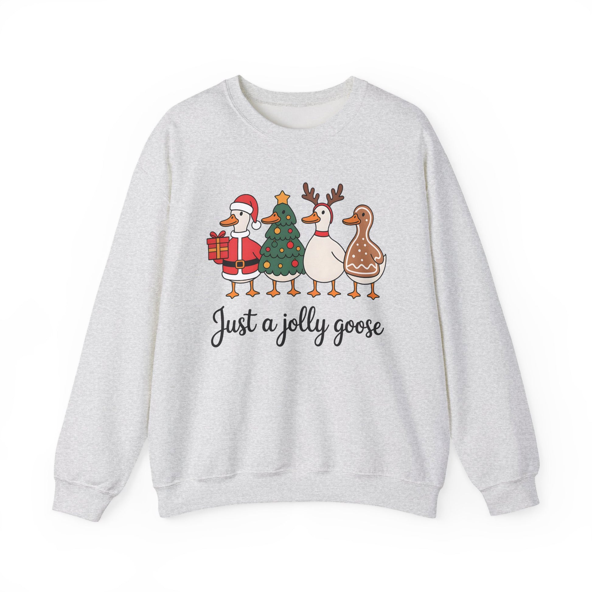 Just a Jolly Goose Christmas Crewneck Sweatshirt - Samberule