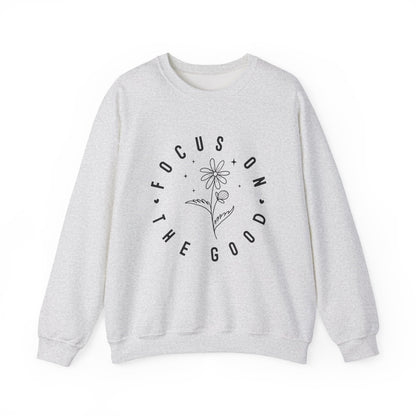 Focus on the Good Mental Health Crewneck Sweatshirt