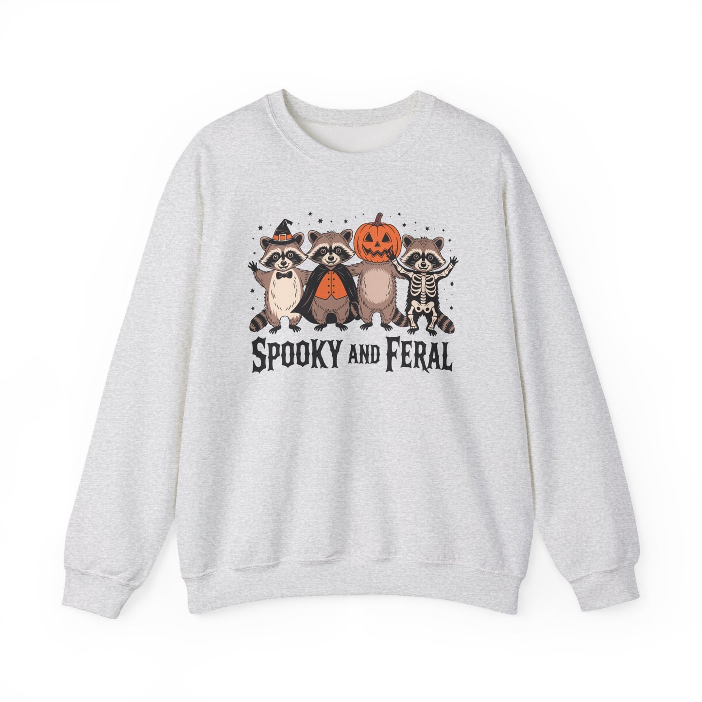 Spooky and Feral Halloween Crewneck Sweatshirt - Samberule