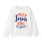 Make Jesus King This Christmas Crewneck Sweatshirt