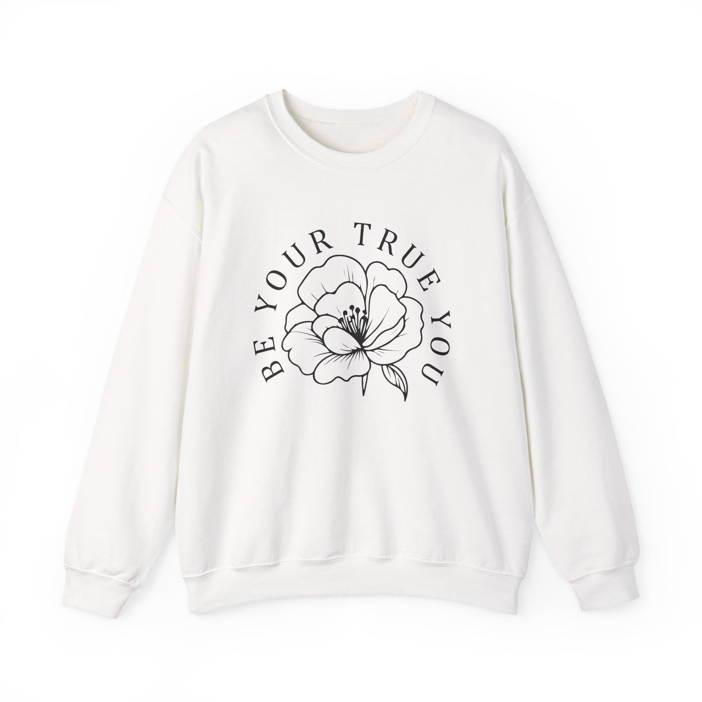 Be Your True You Mental Health Crewneck Sweatshirt