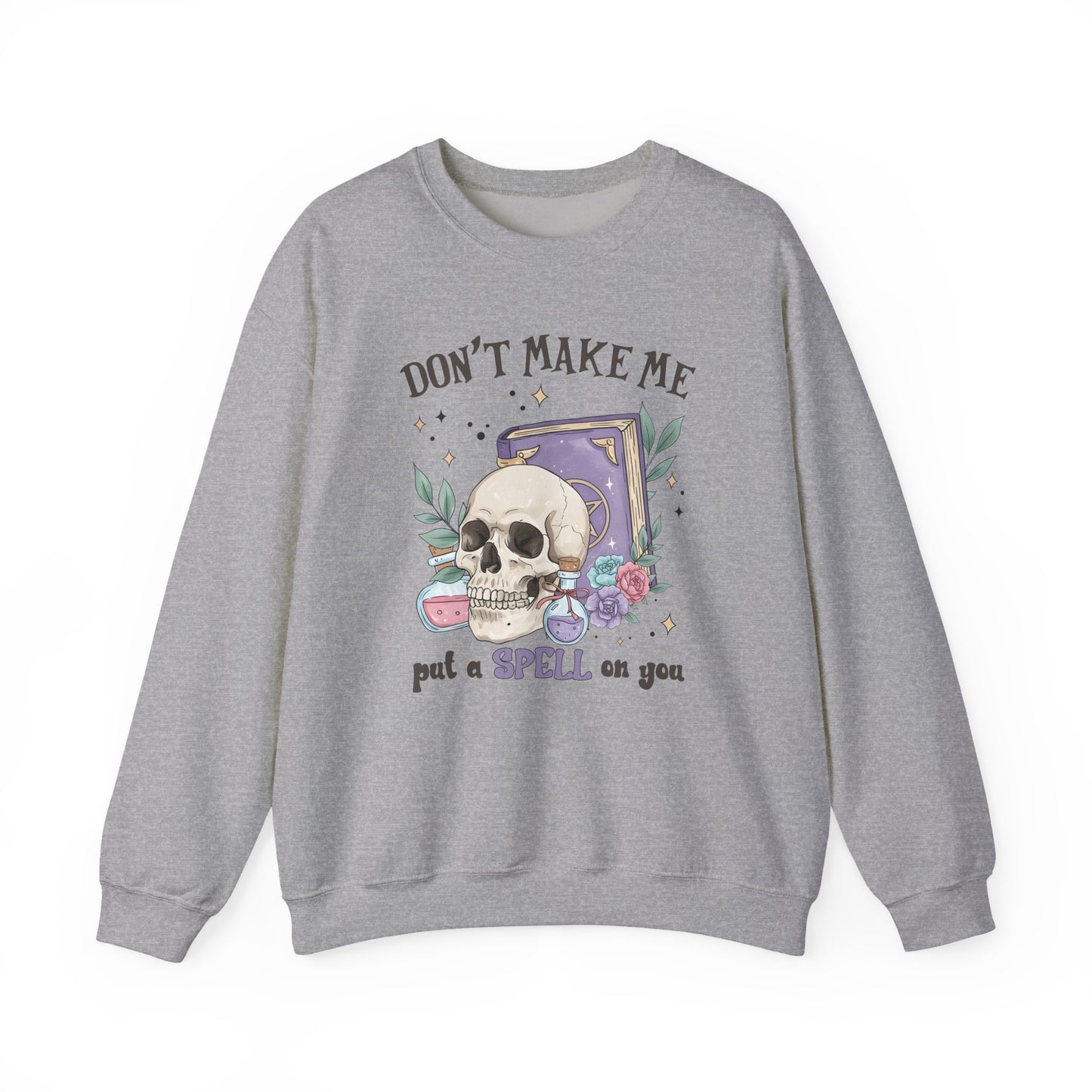Dont make me put a spell on you Halloween Crewneck Sweatshirt - Samberule