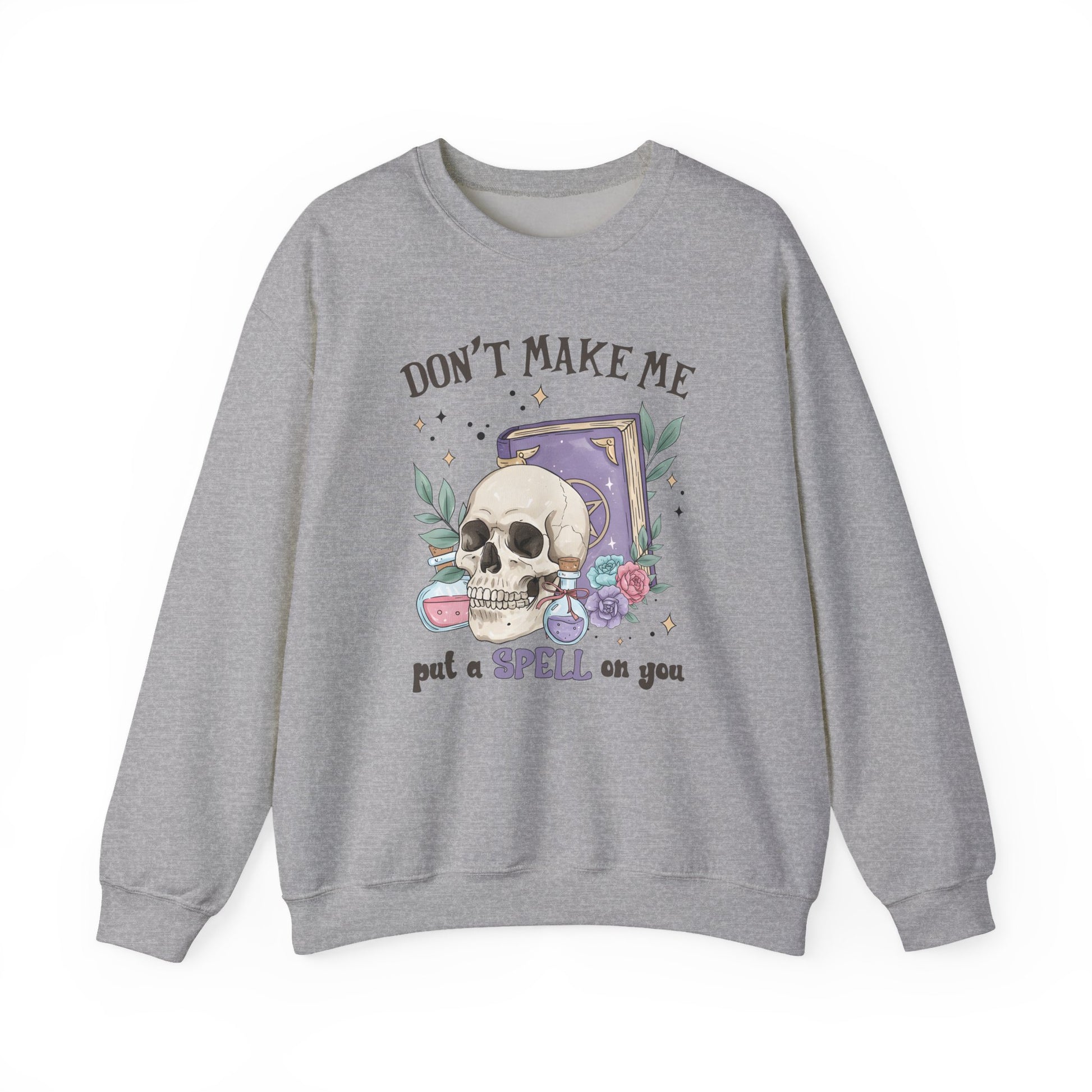 Dont make me put a spell on you Halloween Crewneck Sweatshirt - Samberule