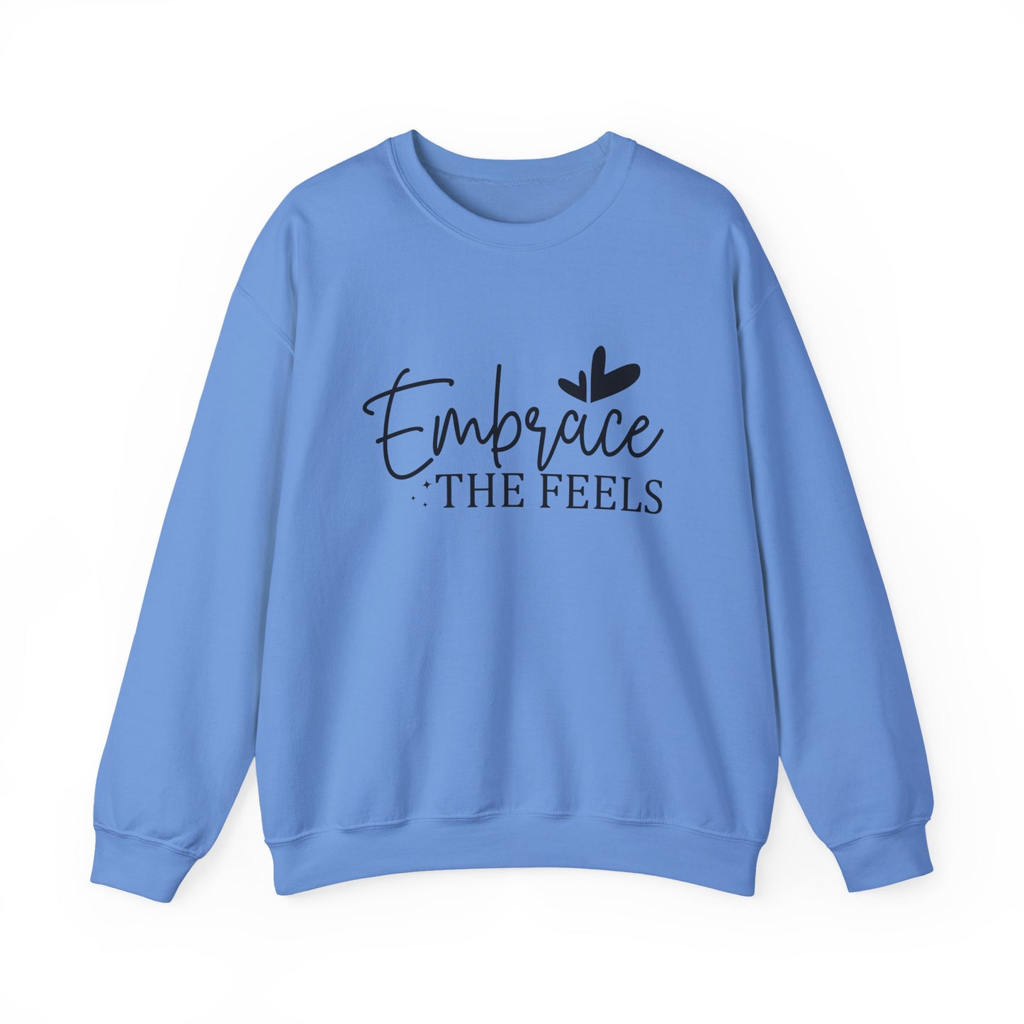 Embrace The Feels Mental Health Crewneck Sweatshirt