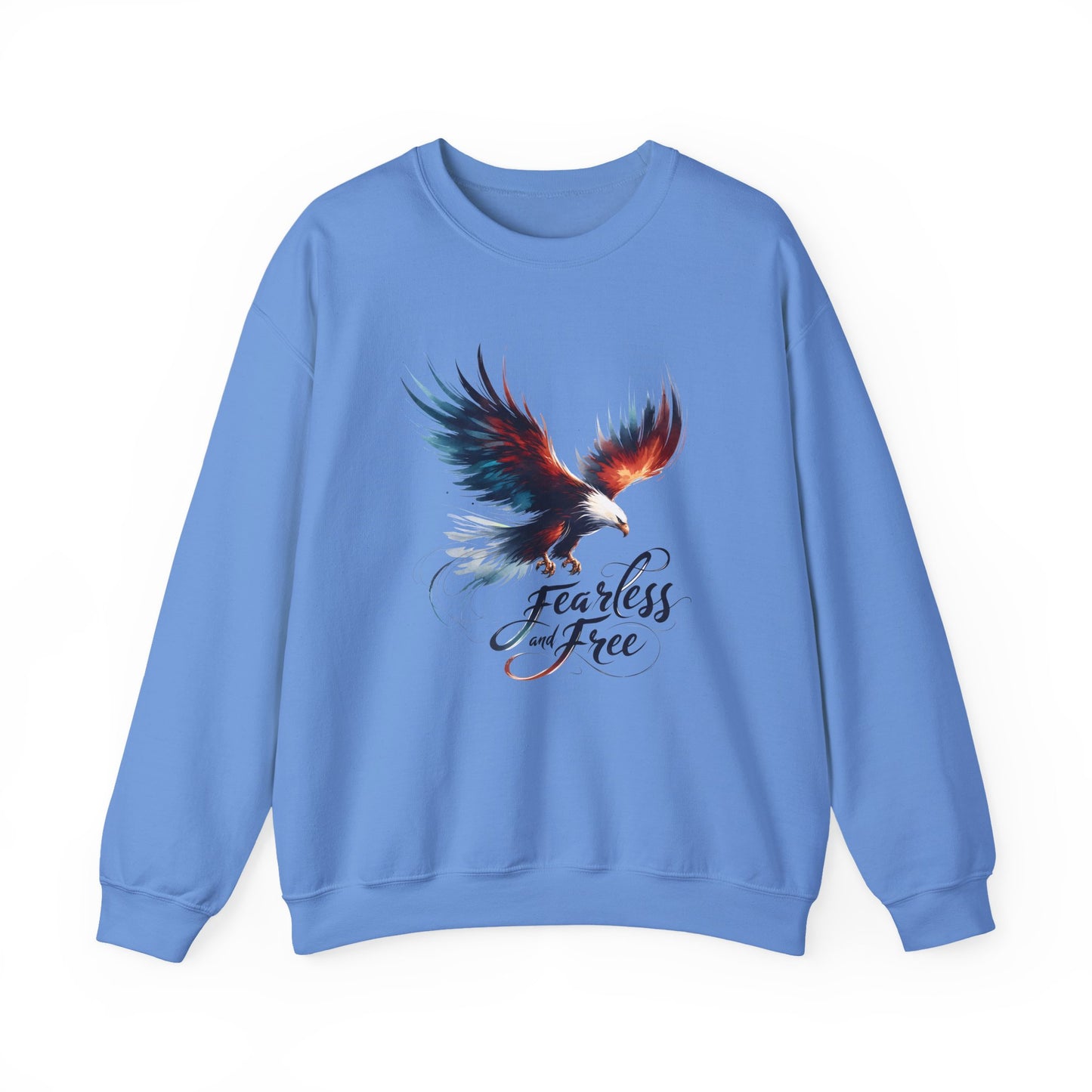 Fearless and Free Motivational Crewneck Sweatshirt