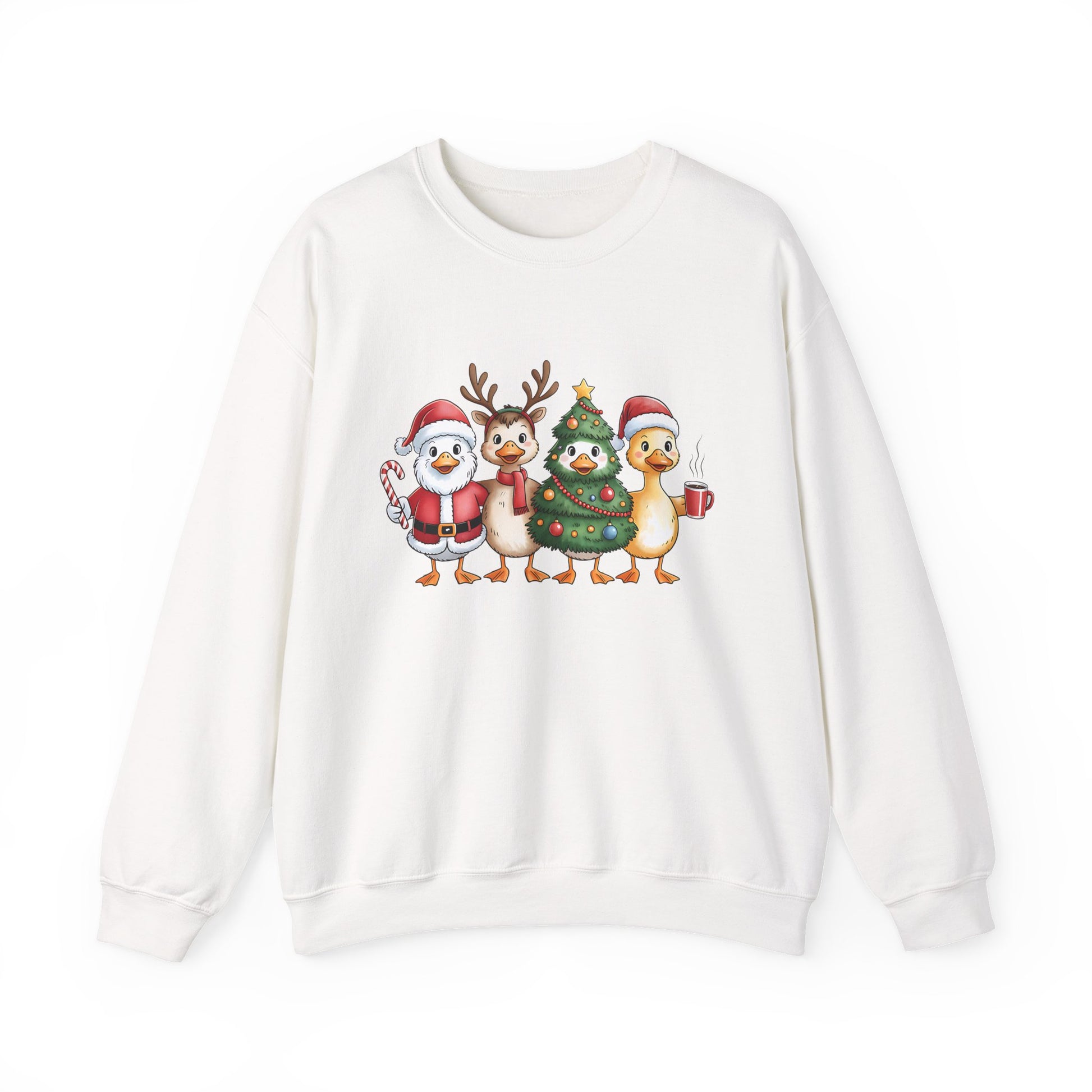 Festive Duck Christmas Crewneck Sweatshirt - Samberule