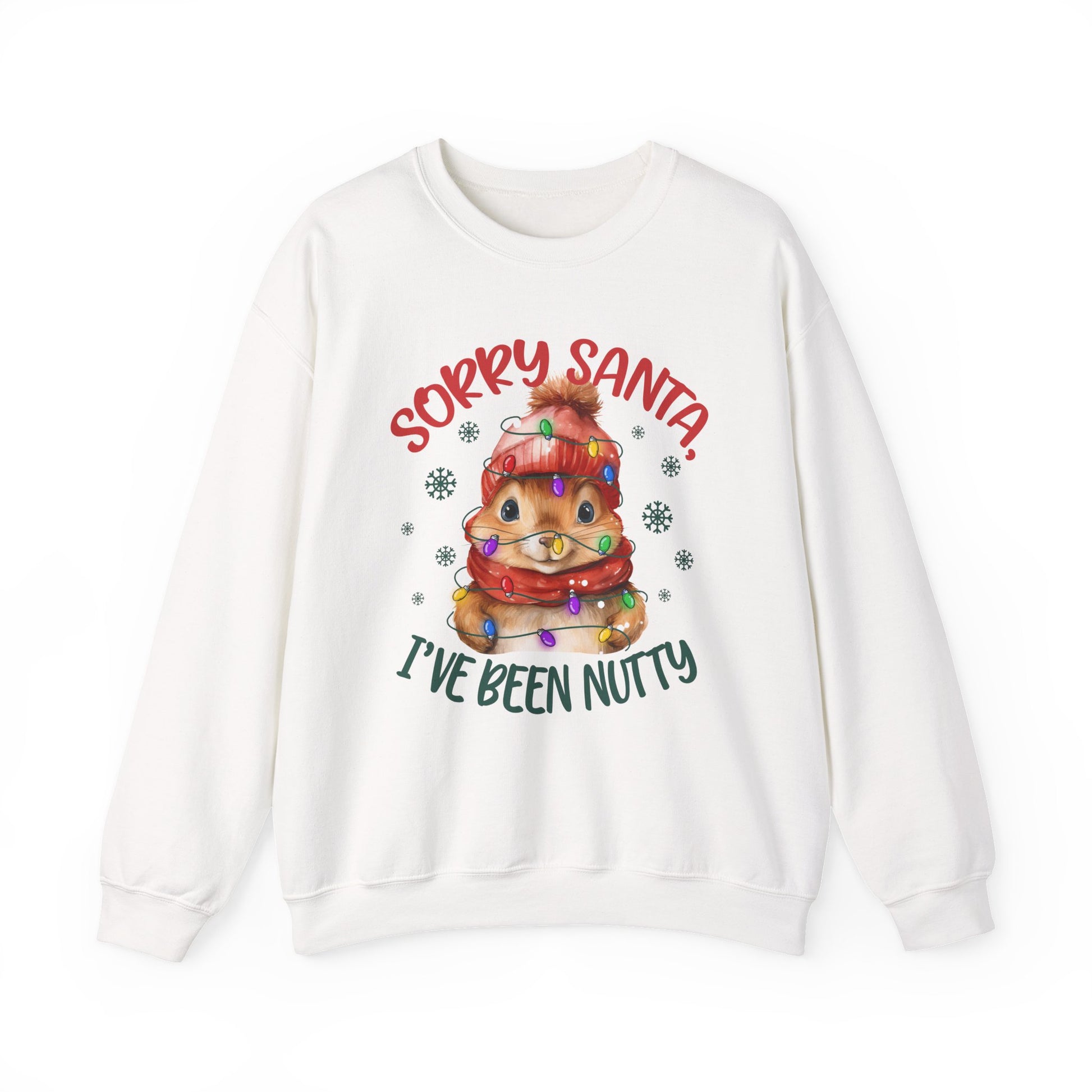 Sorry-Santa I've Been Nutty Christmas Crewneck Sweatshirt - Samberule