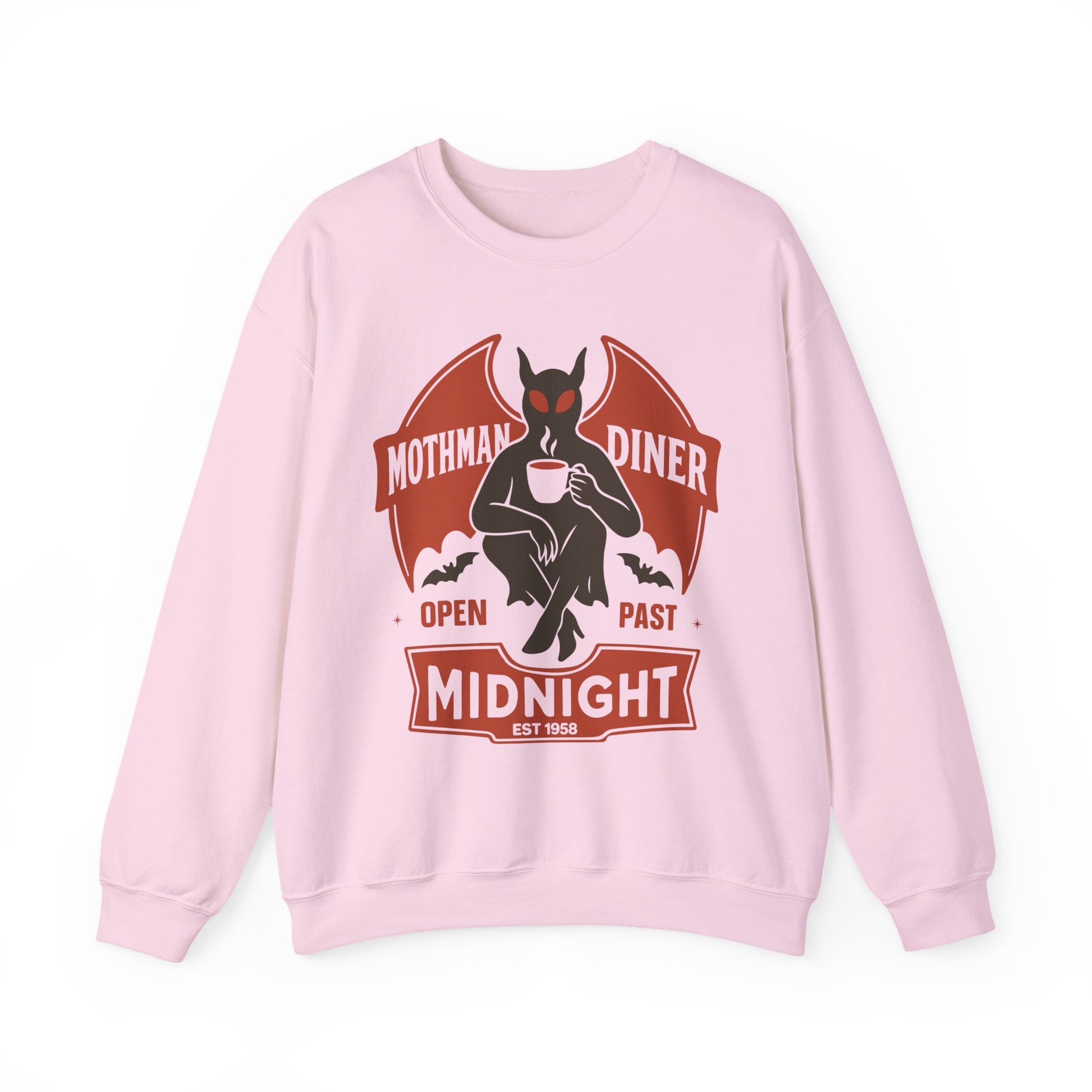 Mothman Diner Halloween Crewneck Sweatshirt - Samberule