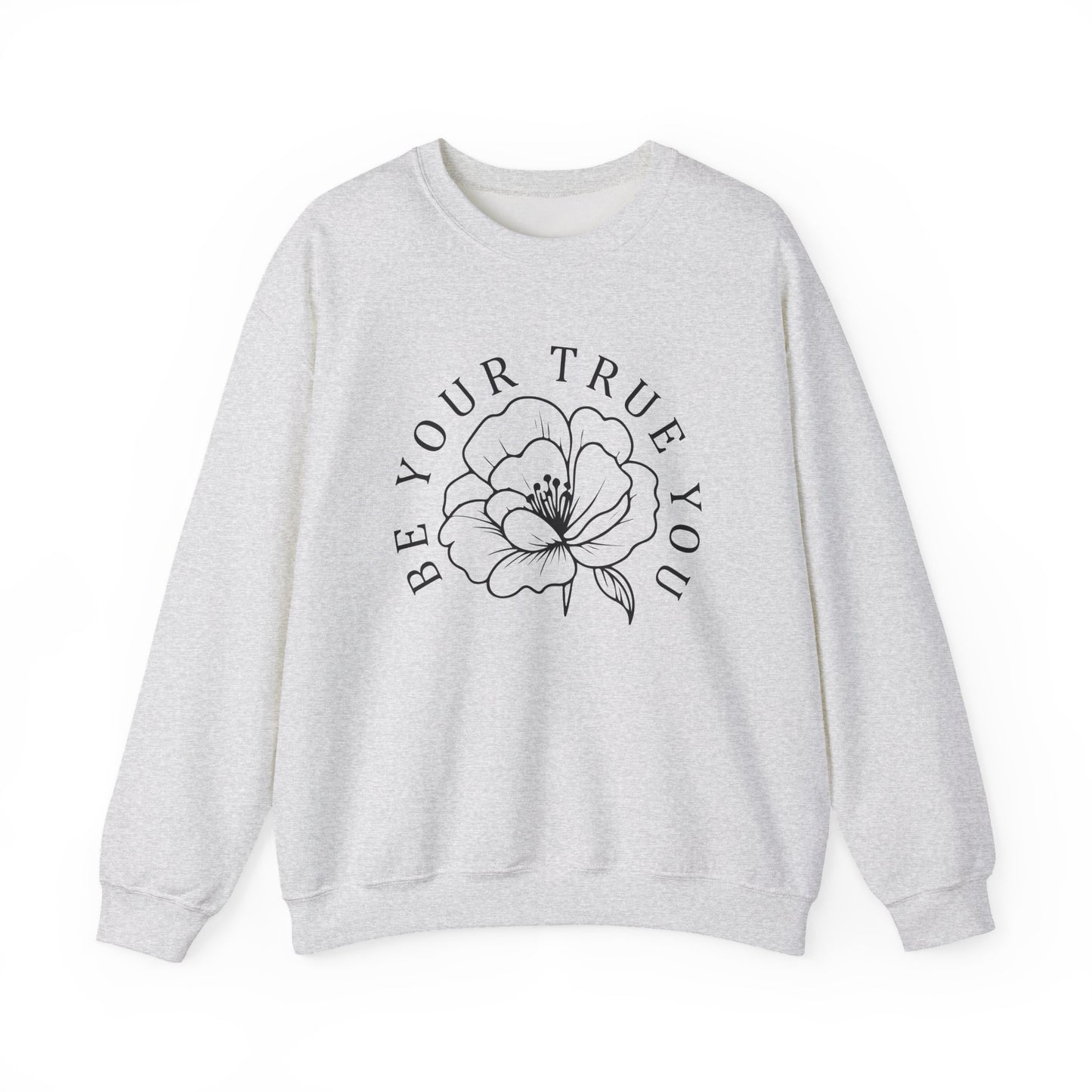 Be Your True You Mental Health Crewneck Sweatshirt