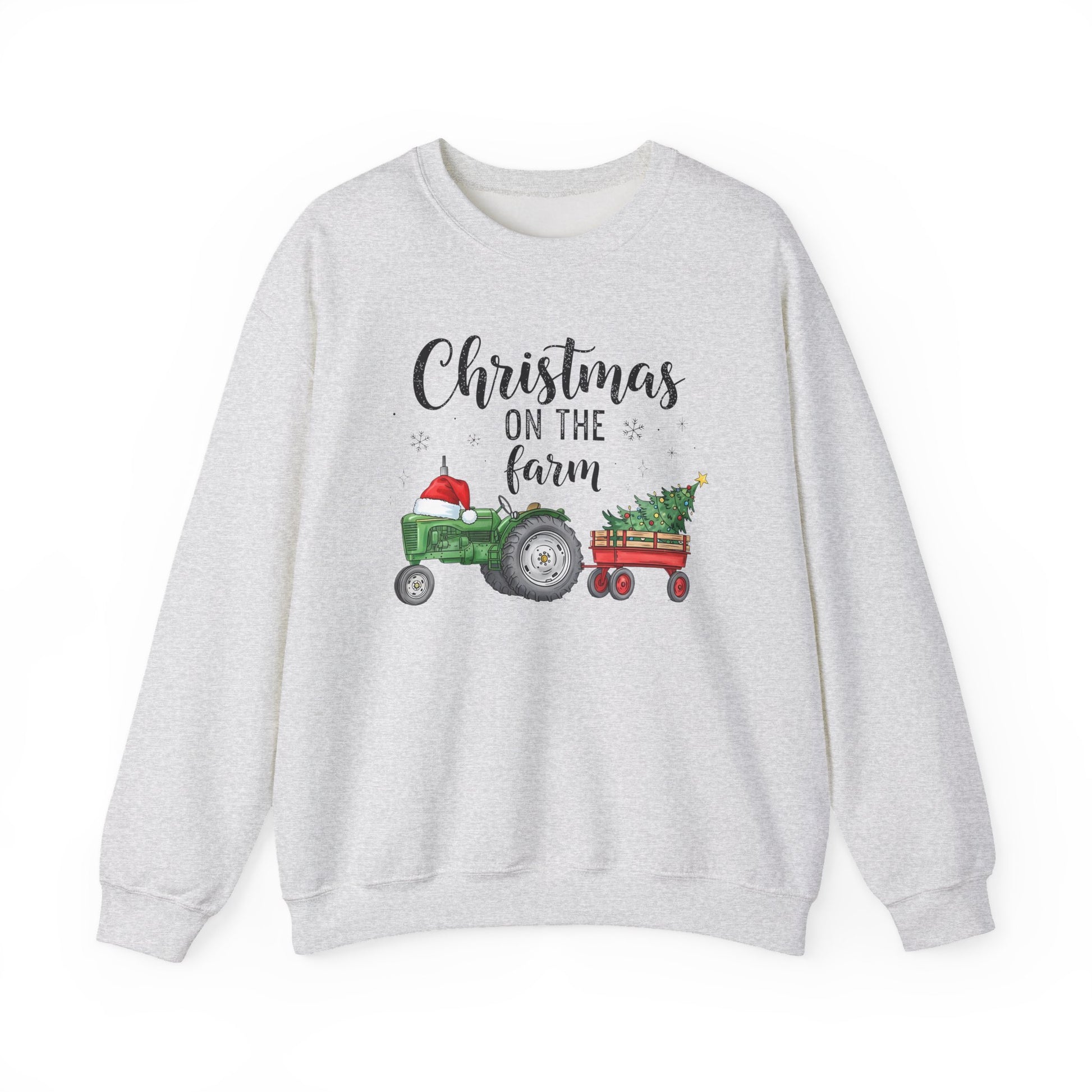 Christmas on the Farm Sweatshirt Christmas Crewneck Sweatshirt - Samberule