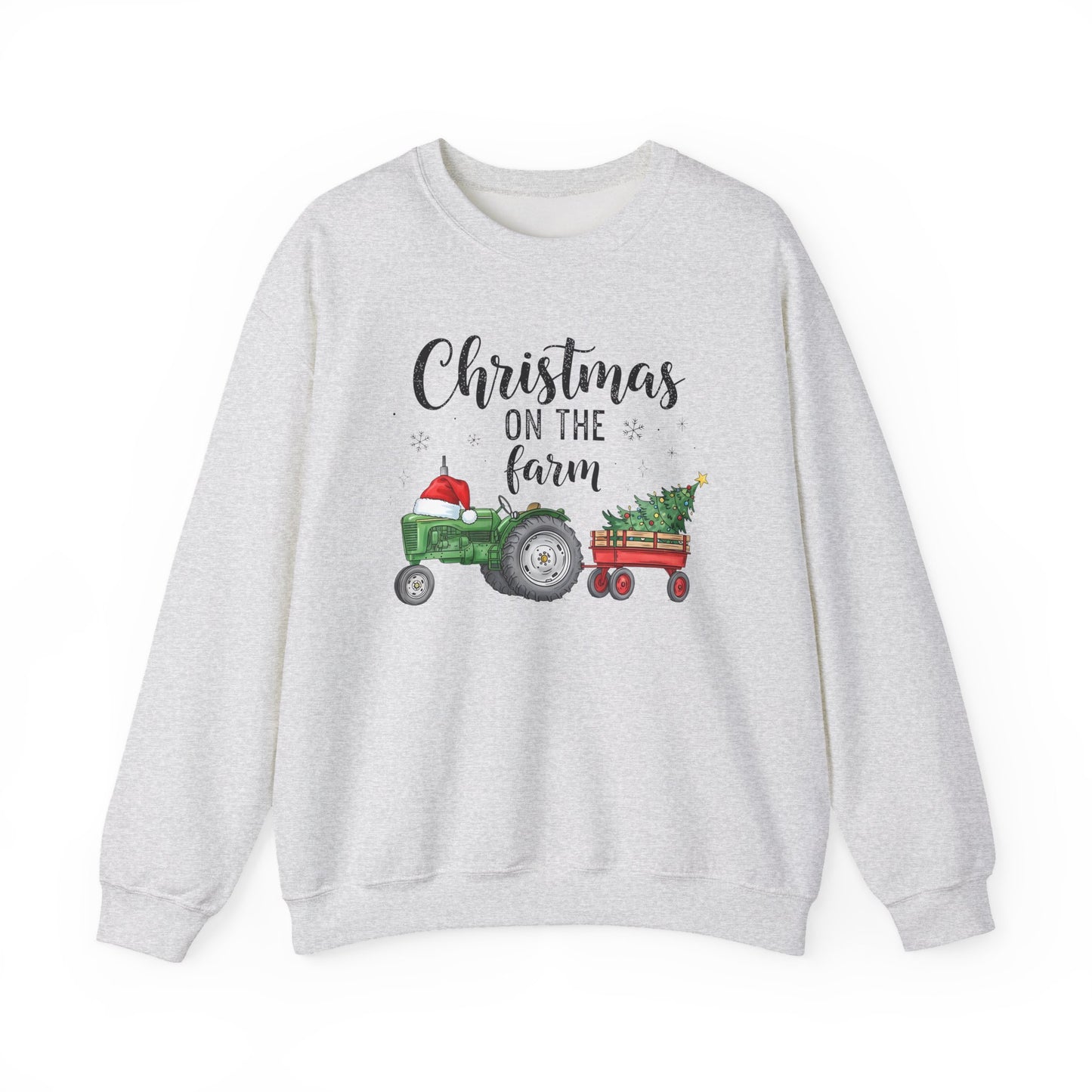 Christmas on the Farm Sweatshirt Christmas Crewneck Sweatshirt - Samberule