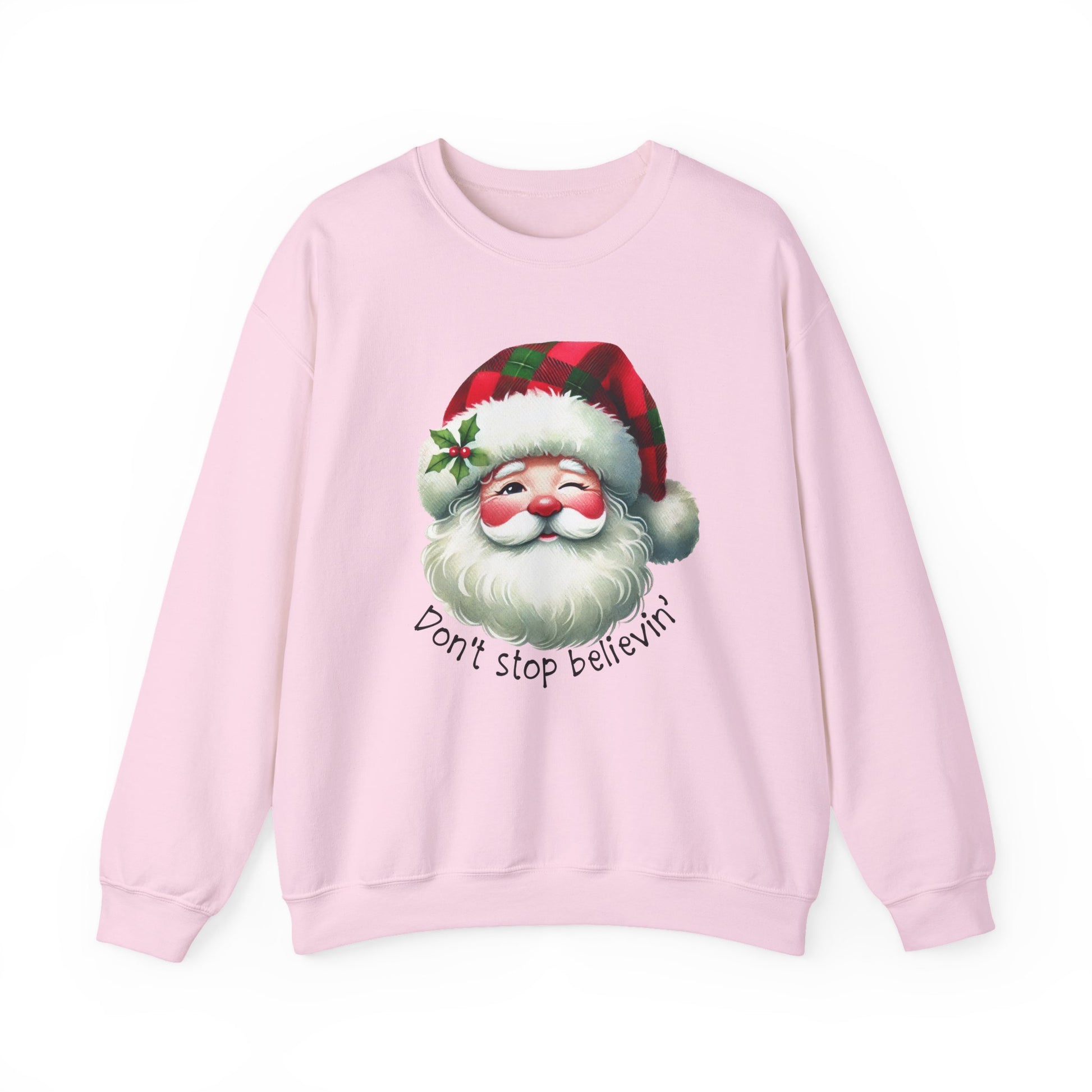 Stop Believin' Christmas Crewneck Sweatshirt - Samberule