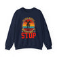 The Real Workout Starts When You Want To Stop Gym Crewneck Sweatshirt