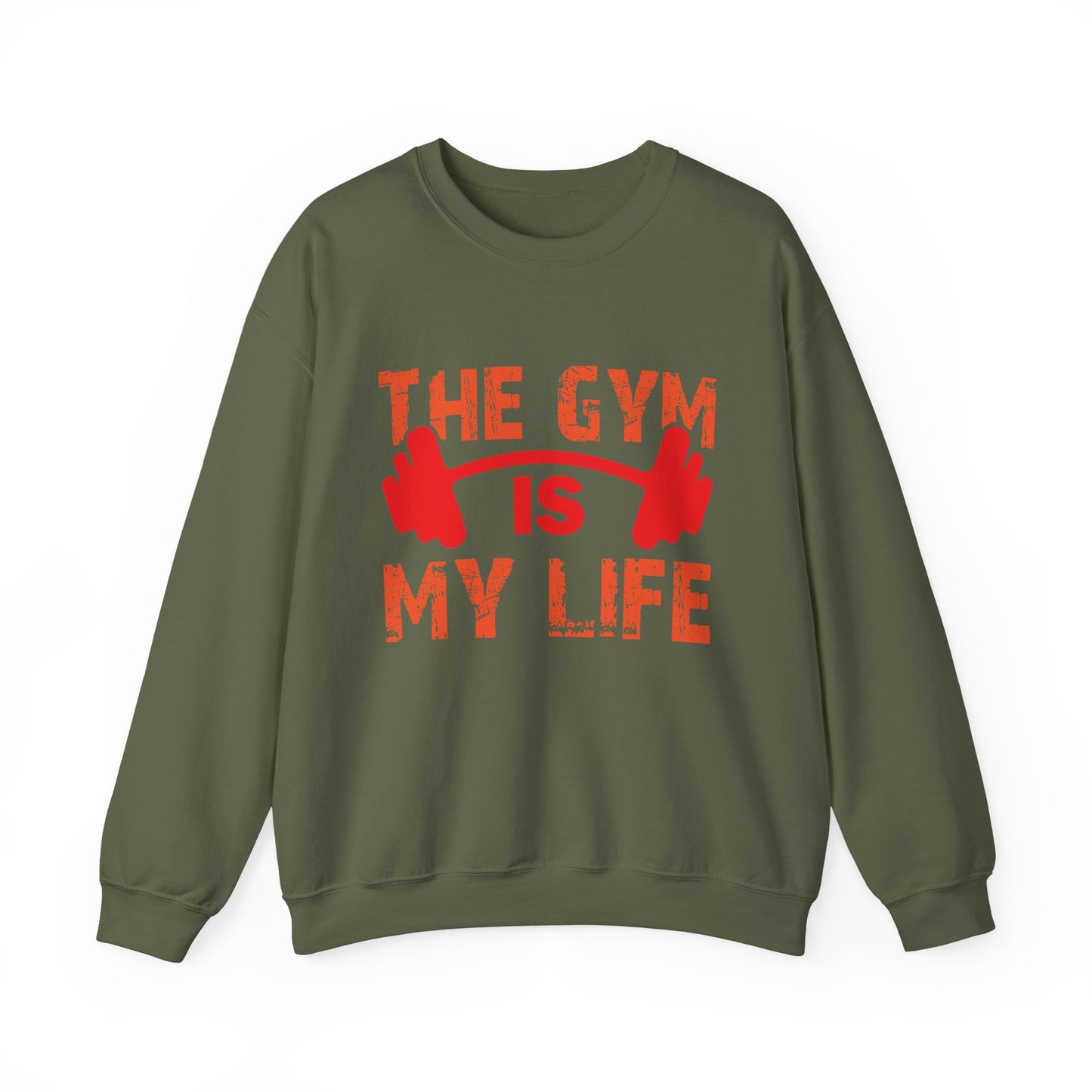 The Gym Is My Life Gym Crewneck Sweatshirt