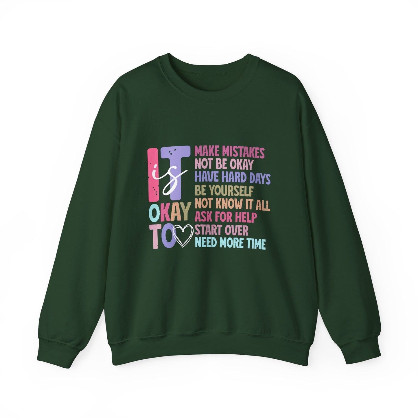 Inspirational Mental Health Crewneck Sweatshirt