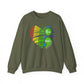 Colorful Pride Heart Mental Health Crewneck Sweatshirt