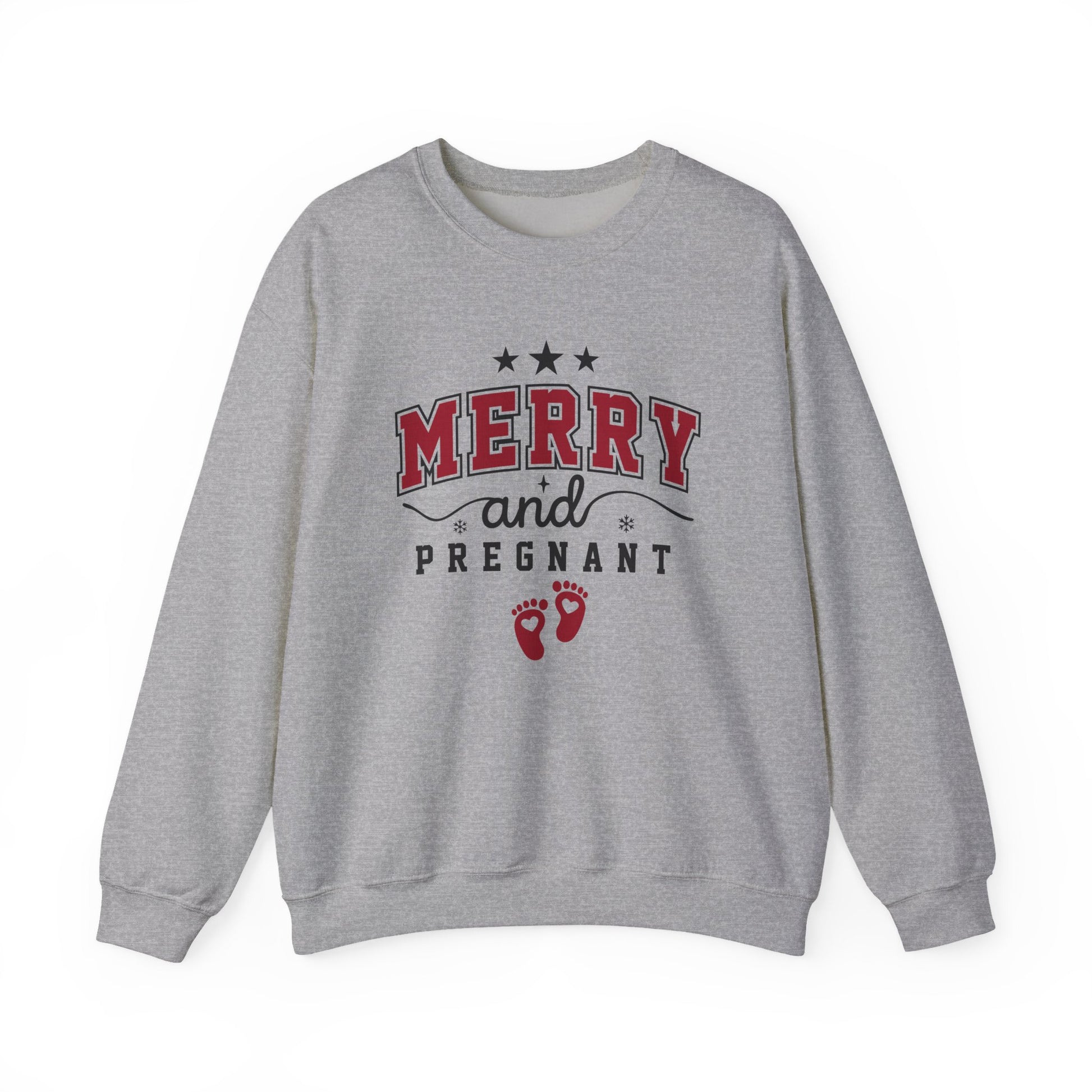 Merry and Pregnant Christmas Crewneck Sweatshirt - Samberule