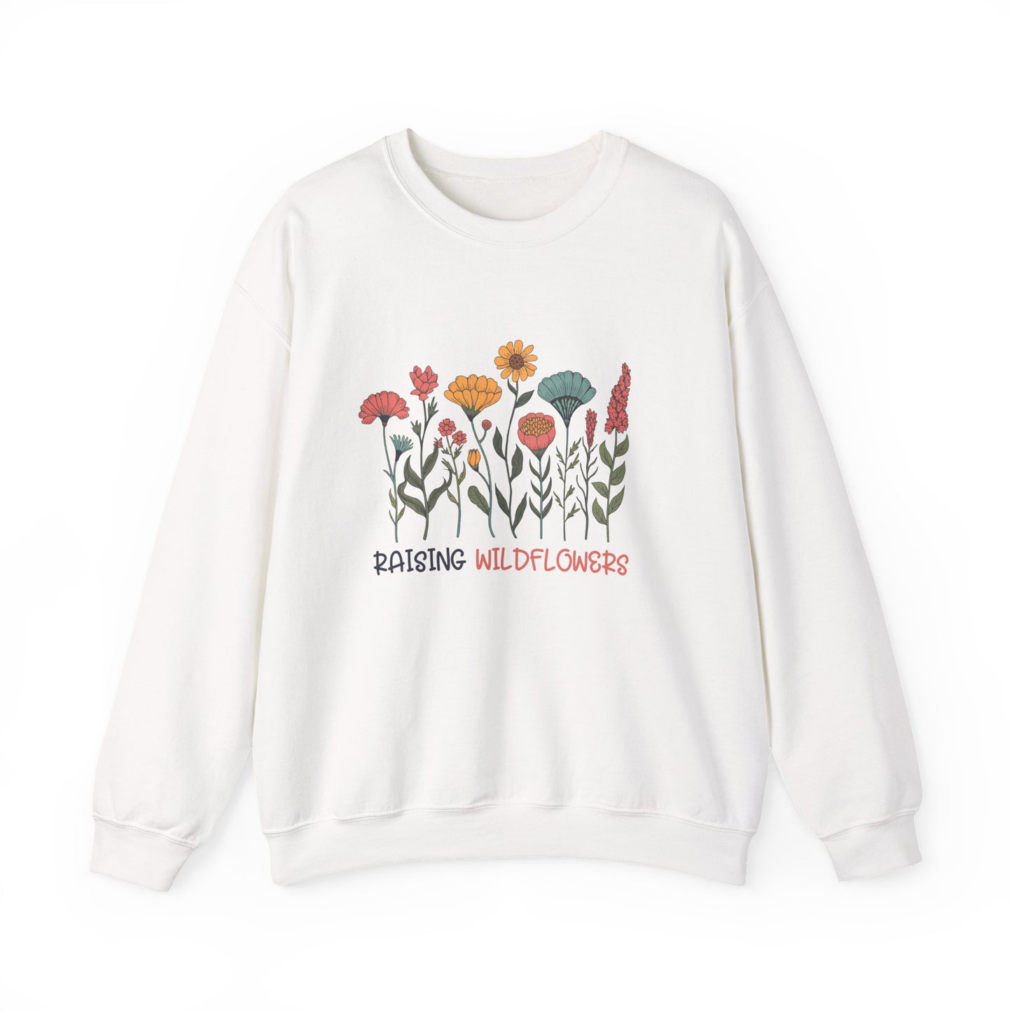 Raising Wildflowers Mental Health Crewneck Sweatshirt