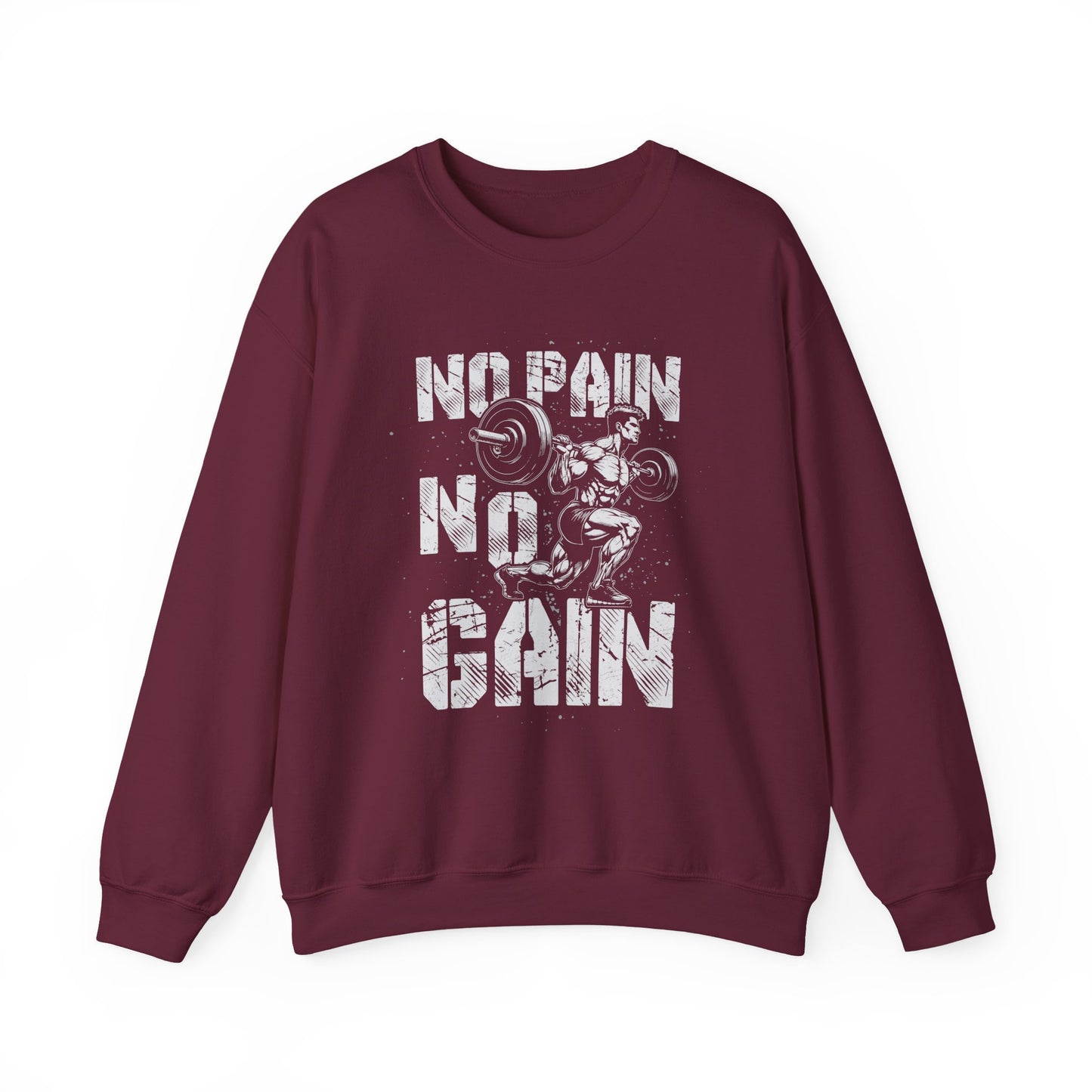 No Pain No Gain Gym Crewneck Sweatshirt