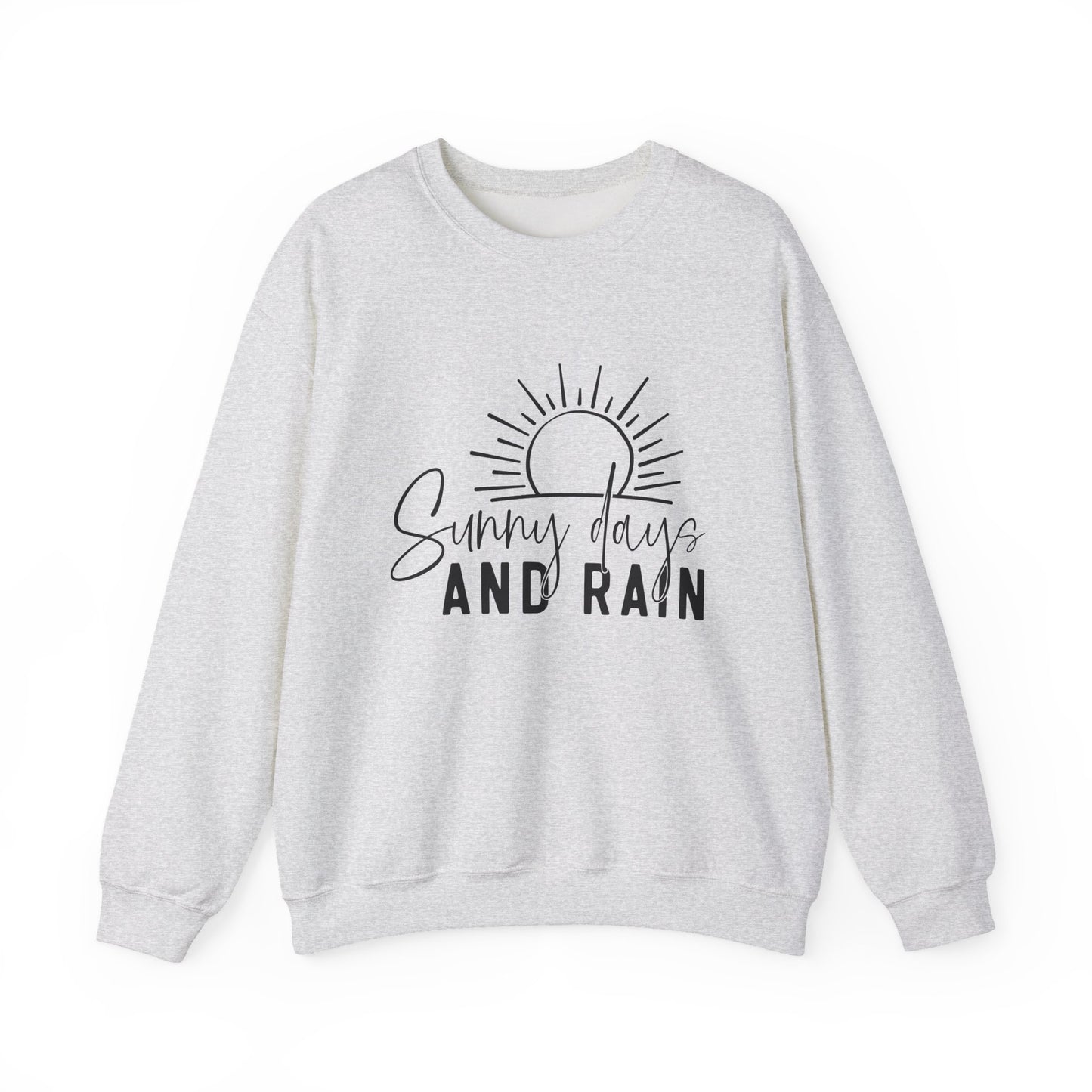 Sunny Days and Rain Mental Health Crewneck Sweatshirt