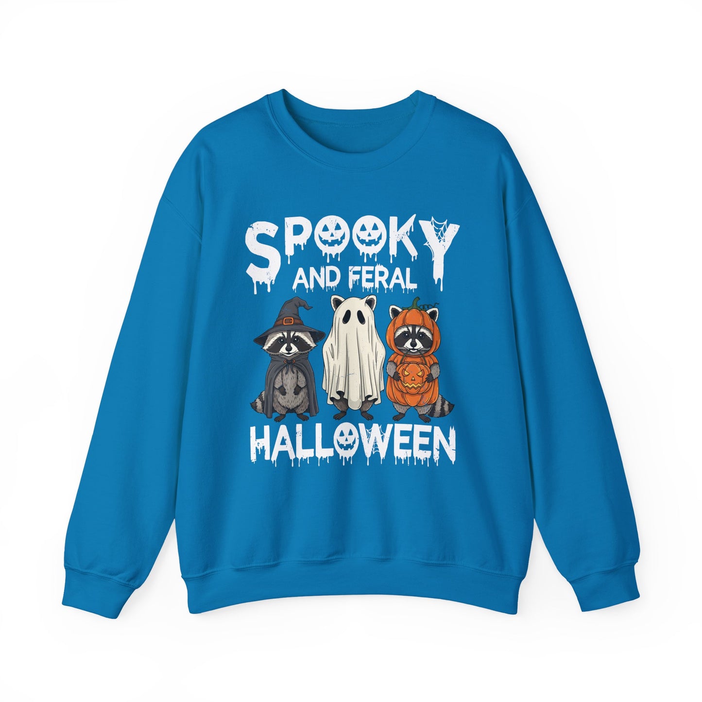 Spooky and Feral Halloween Crewneck Sweatshirt - Samberule
