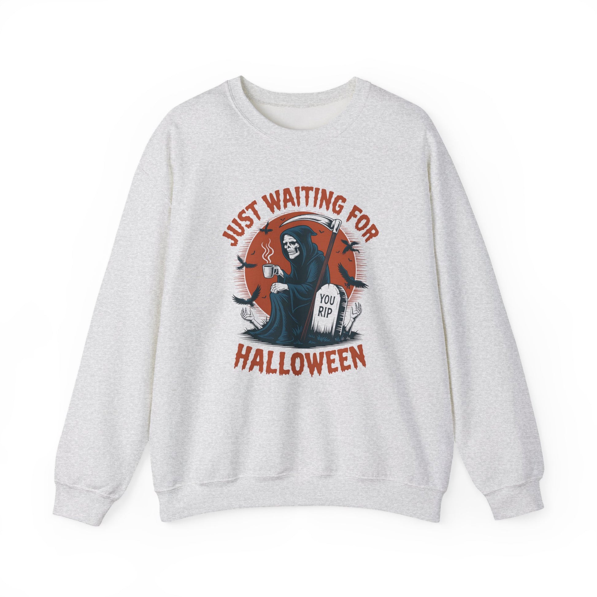 Just Waiting for Halloween Crewneck Sweatshirt - Samberule