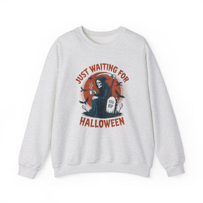 Just Waiting for Halloween Crewneck Sweatshirt - Samberule